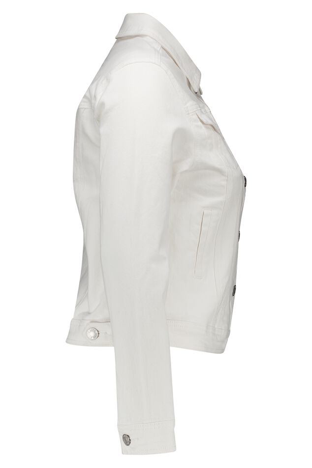 Denim jasje met stretch image number 7