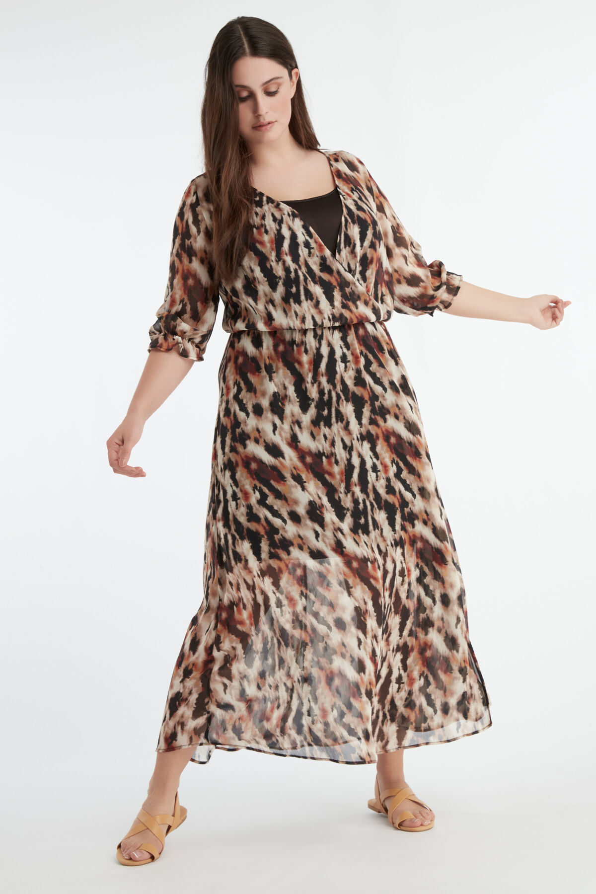 Overslagjurk met knoopjes image number 5