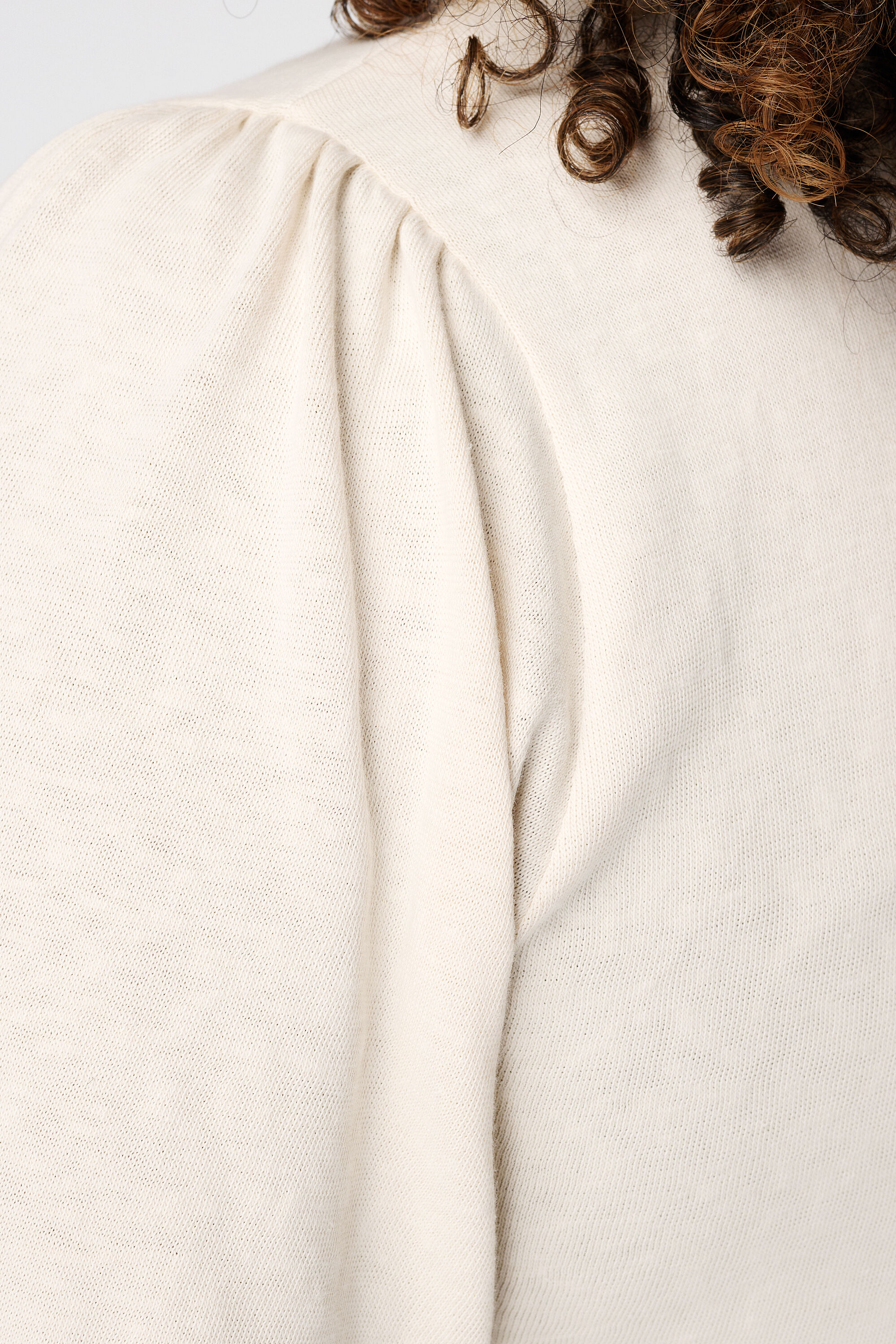 T-shirt met v-hals image number 6
