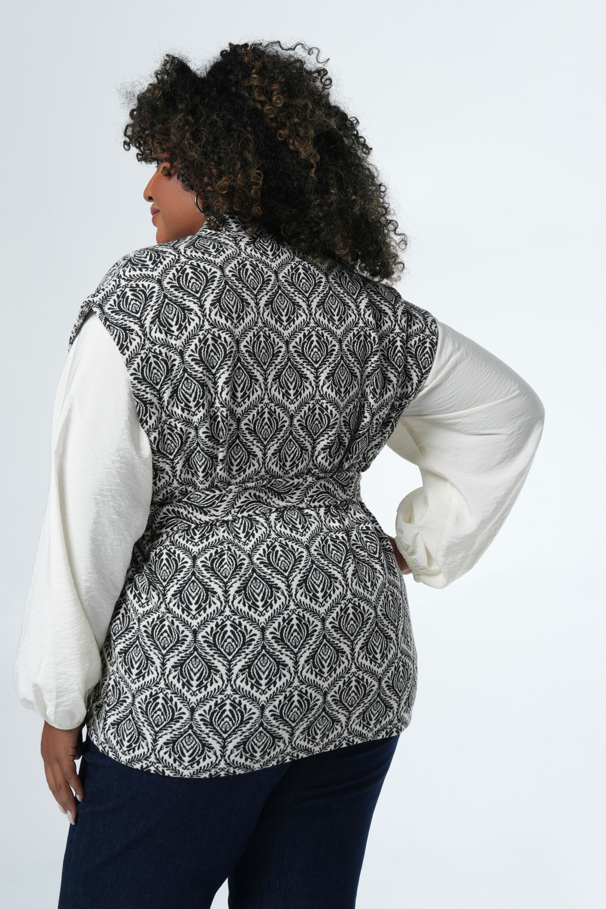 Gilet met ceintuur image number 3
