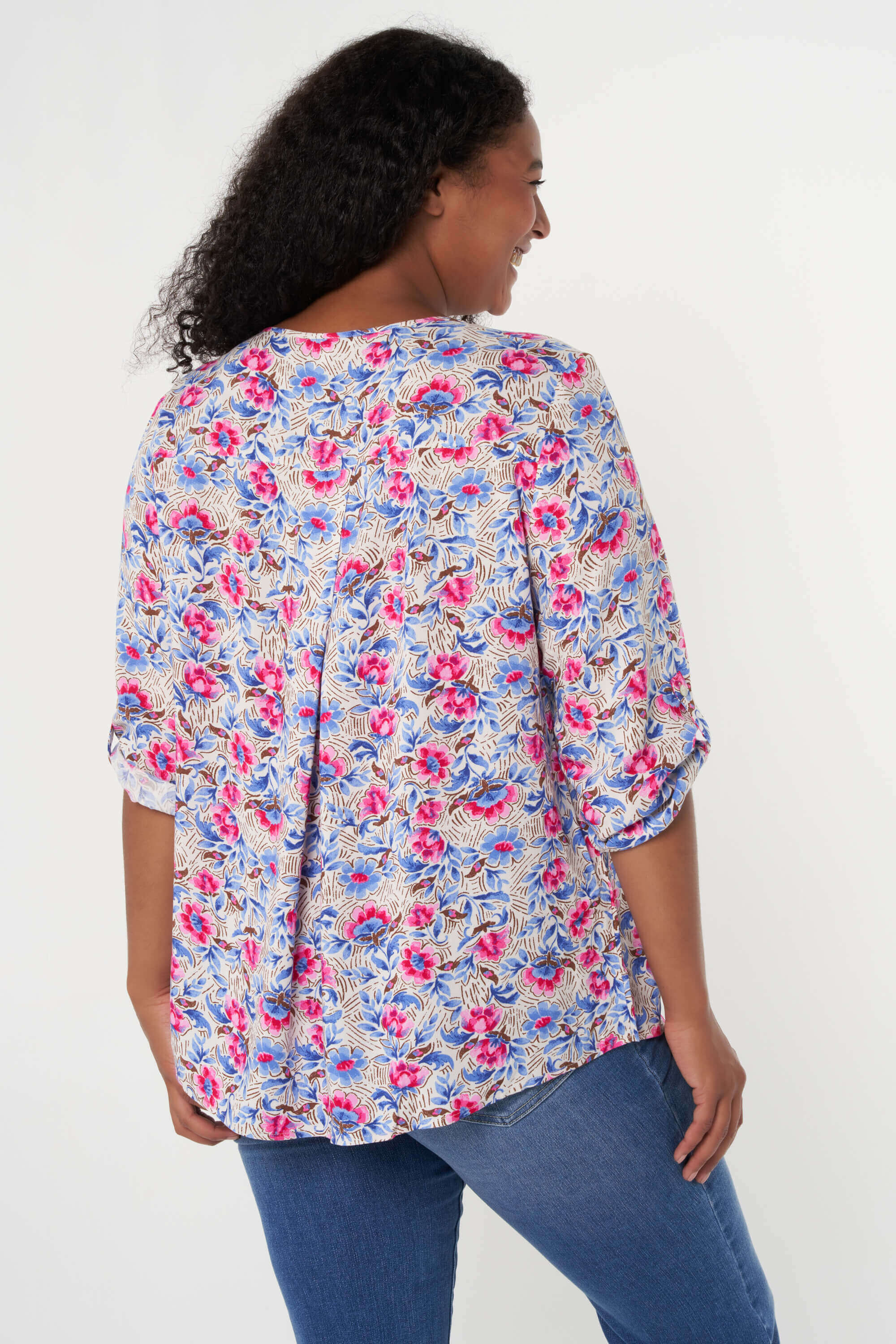 Blouse met v-hals image number 3