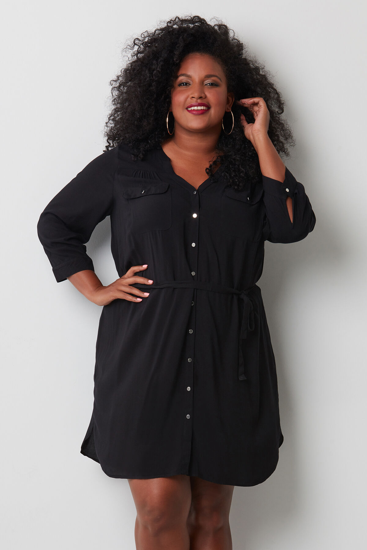 Effen jurk top