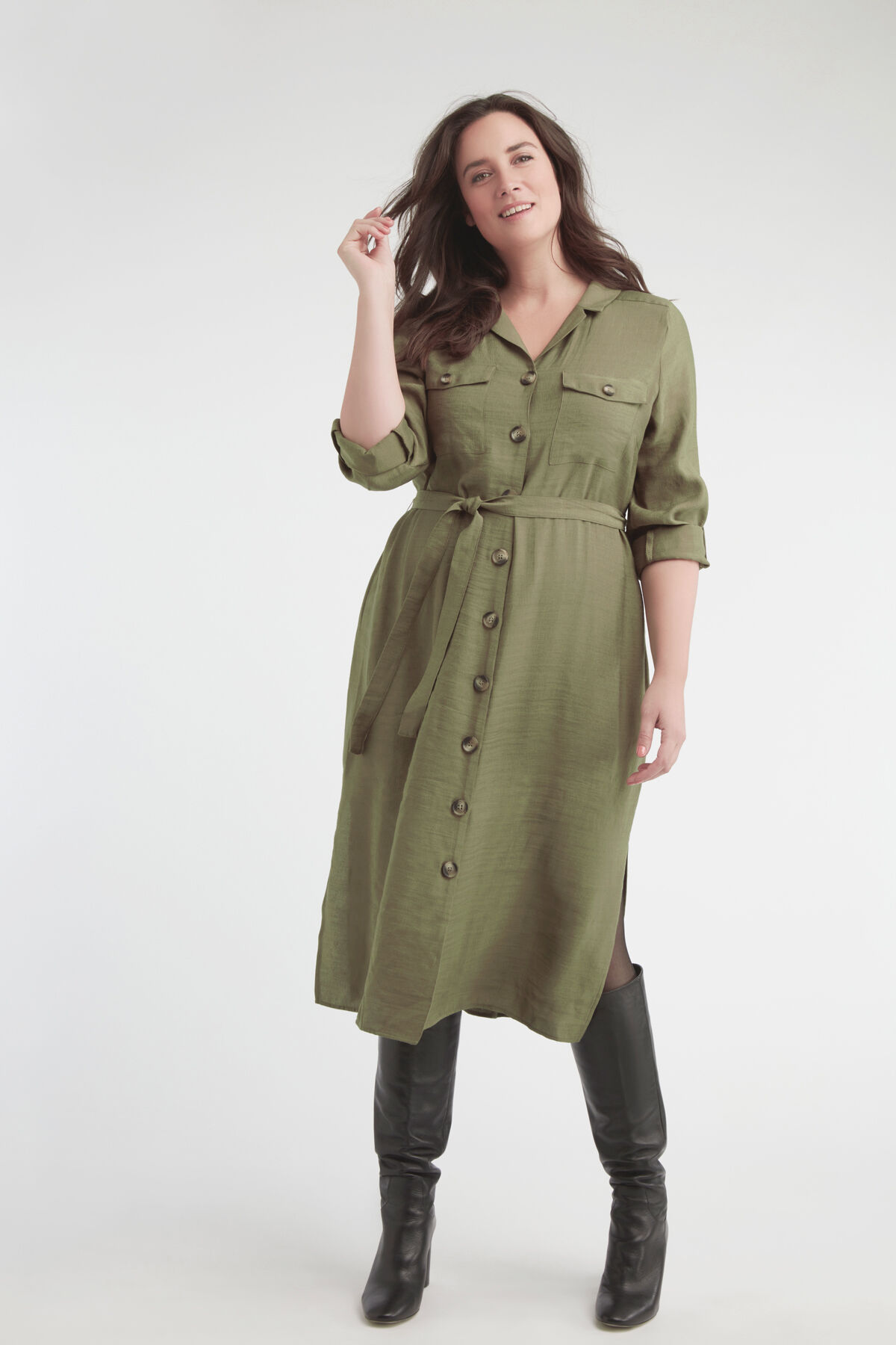 Doorgeknoopte jurk image number 6