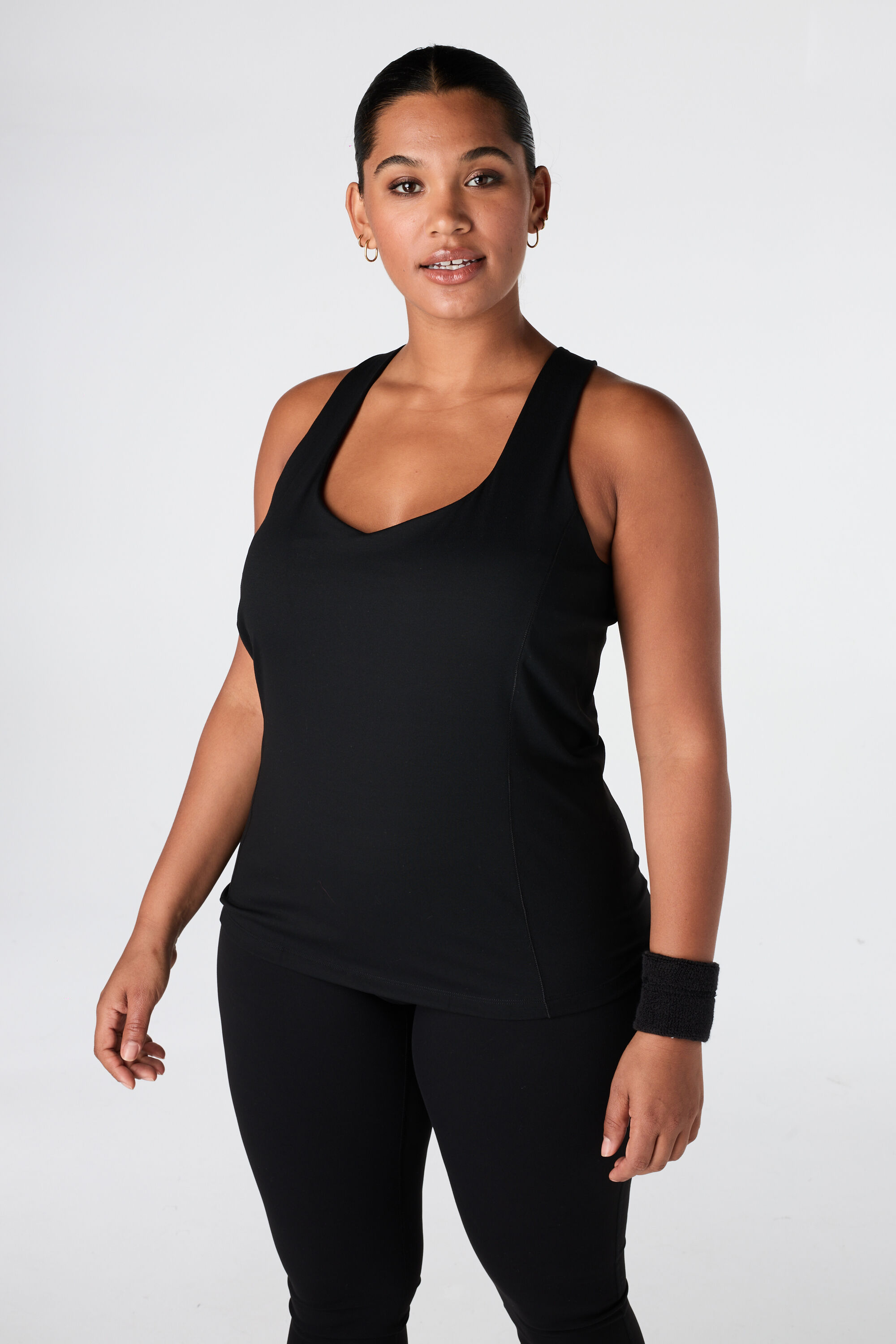 Sport singlet met ingebouwde bh