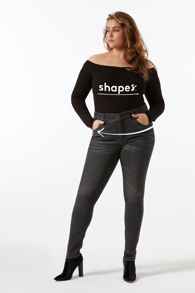 Magic Simplicity Skinny leg SHAPING jeans image number 3