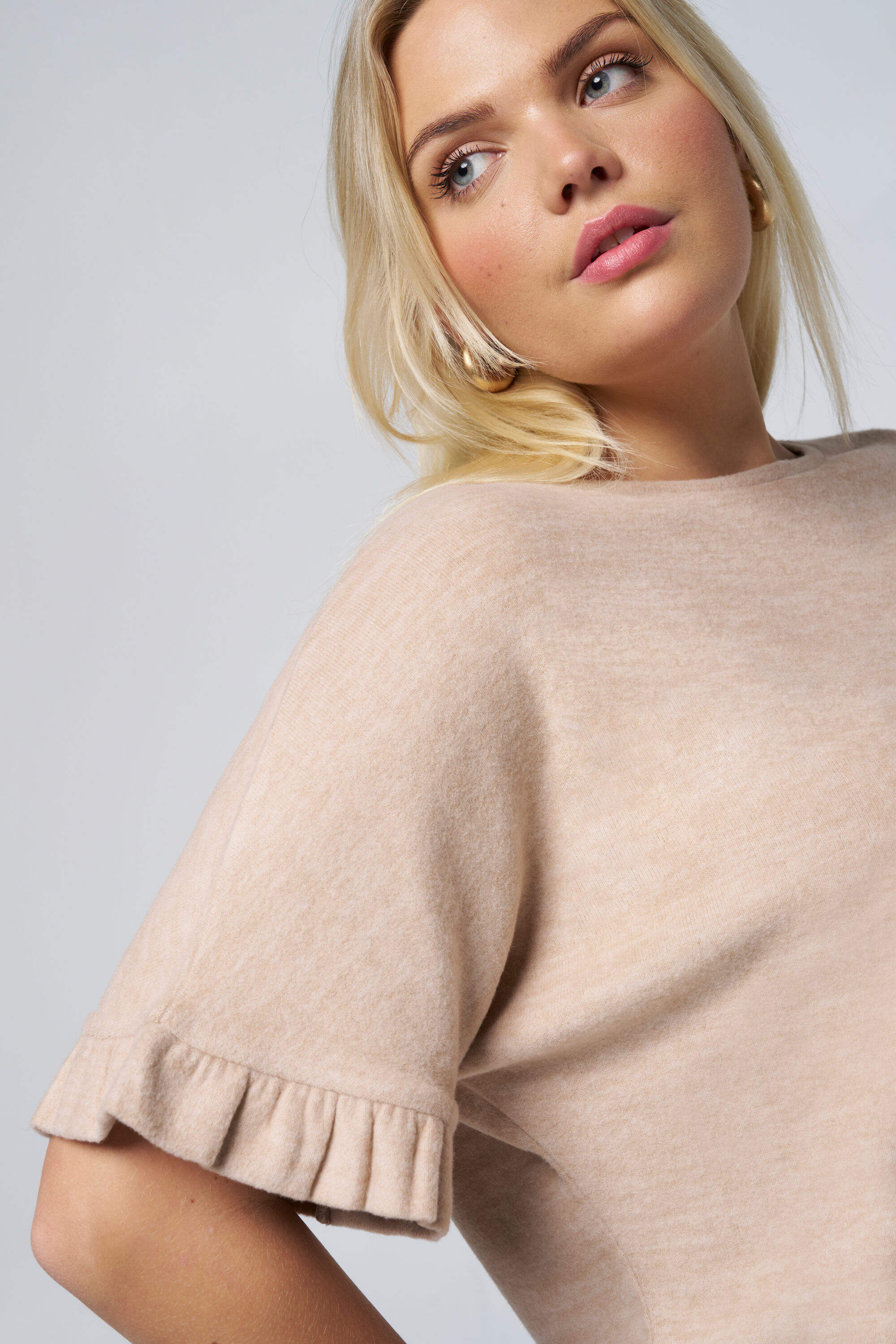 Top met volant mouwen image number 4