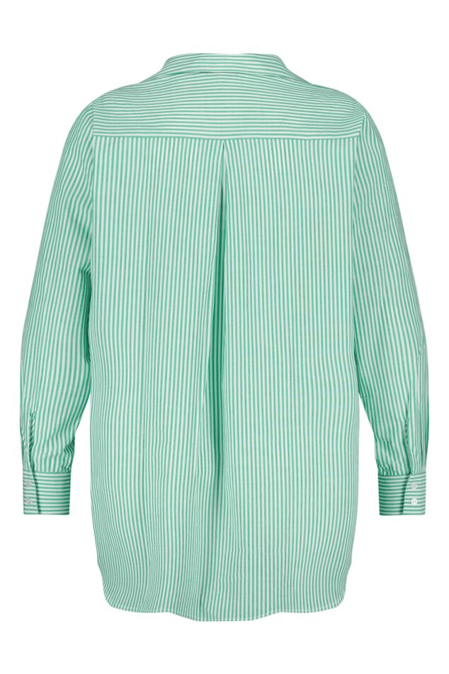 Ruimvallende blouse met strepen image number 2