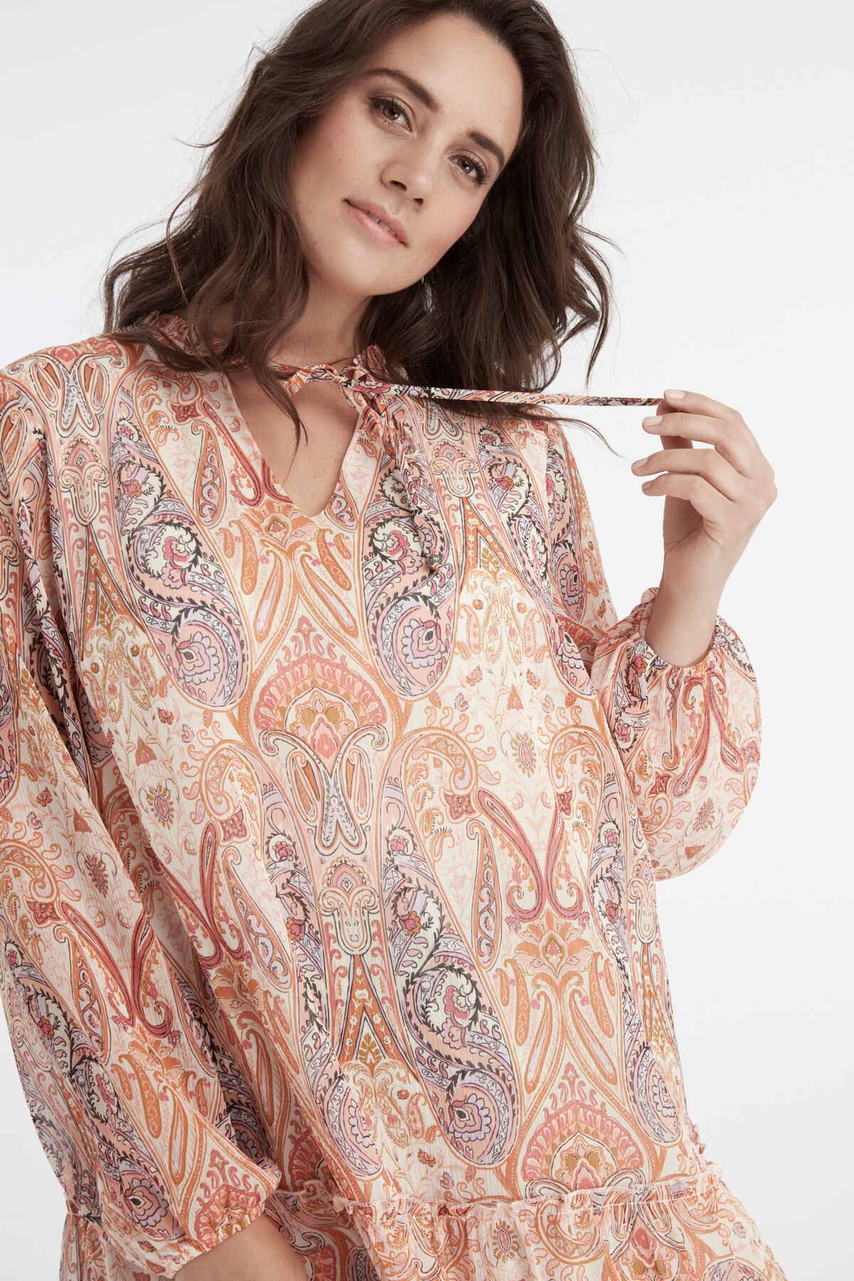 Jurk met paisley print image number 3