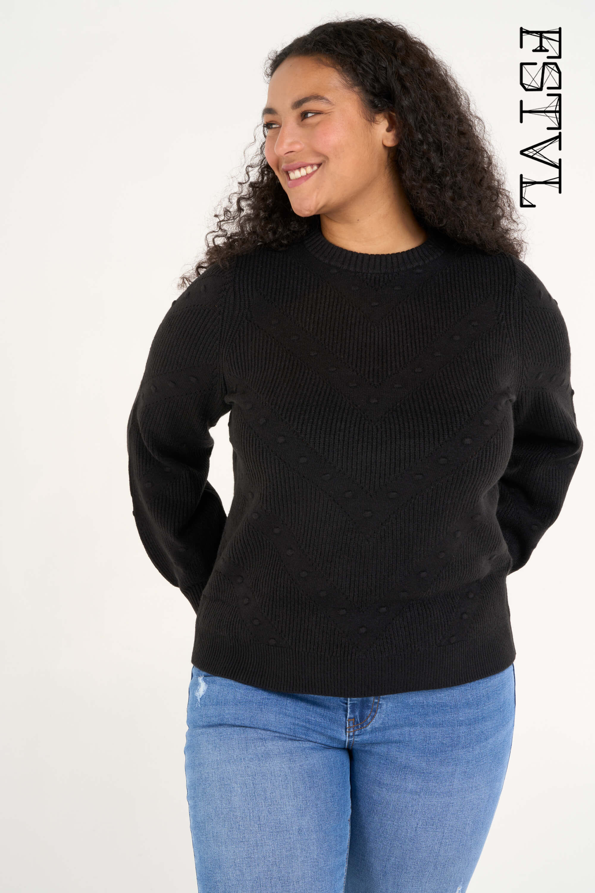 Grofgebreide trui image number 0