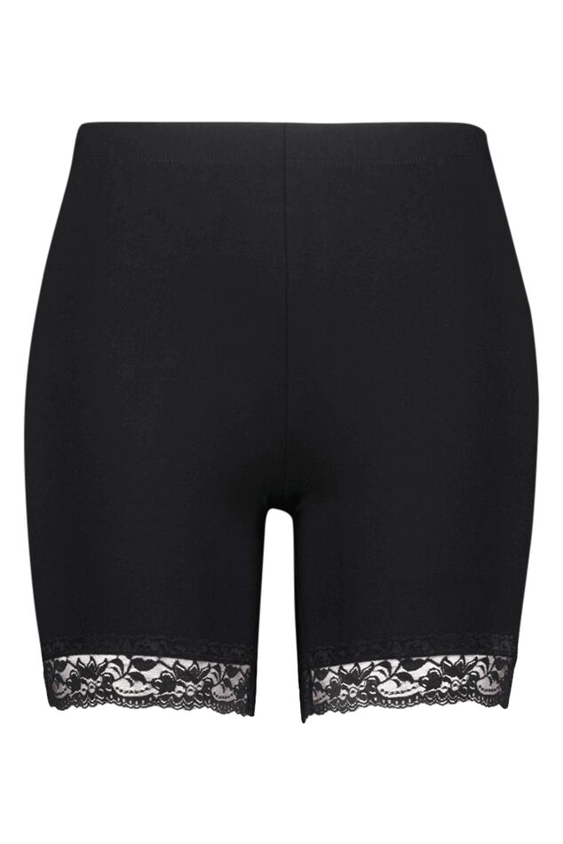 Korte legging met kant image number 1