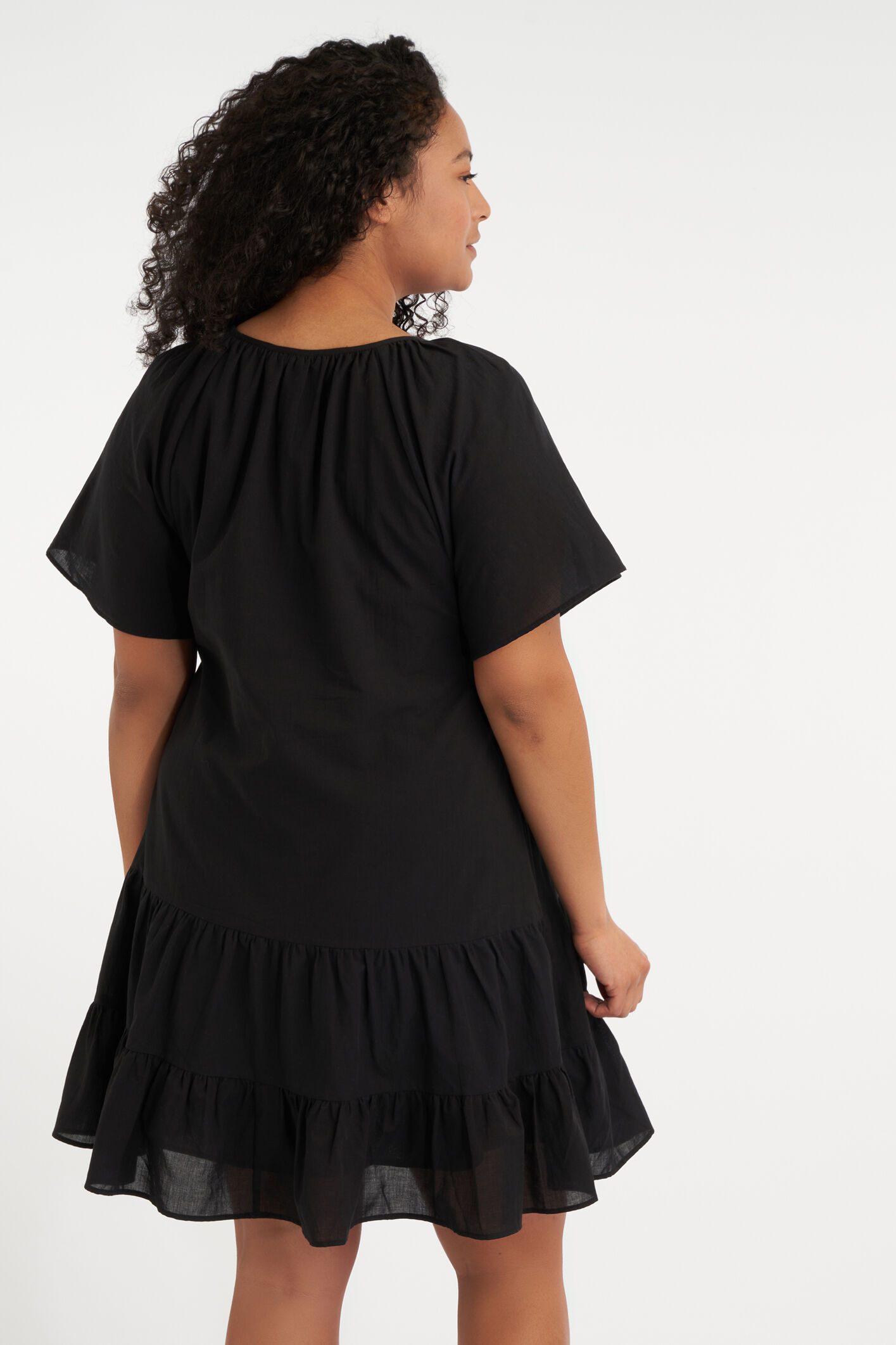 Korte a-lijn jurk image number 3