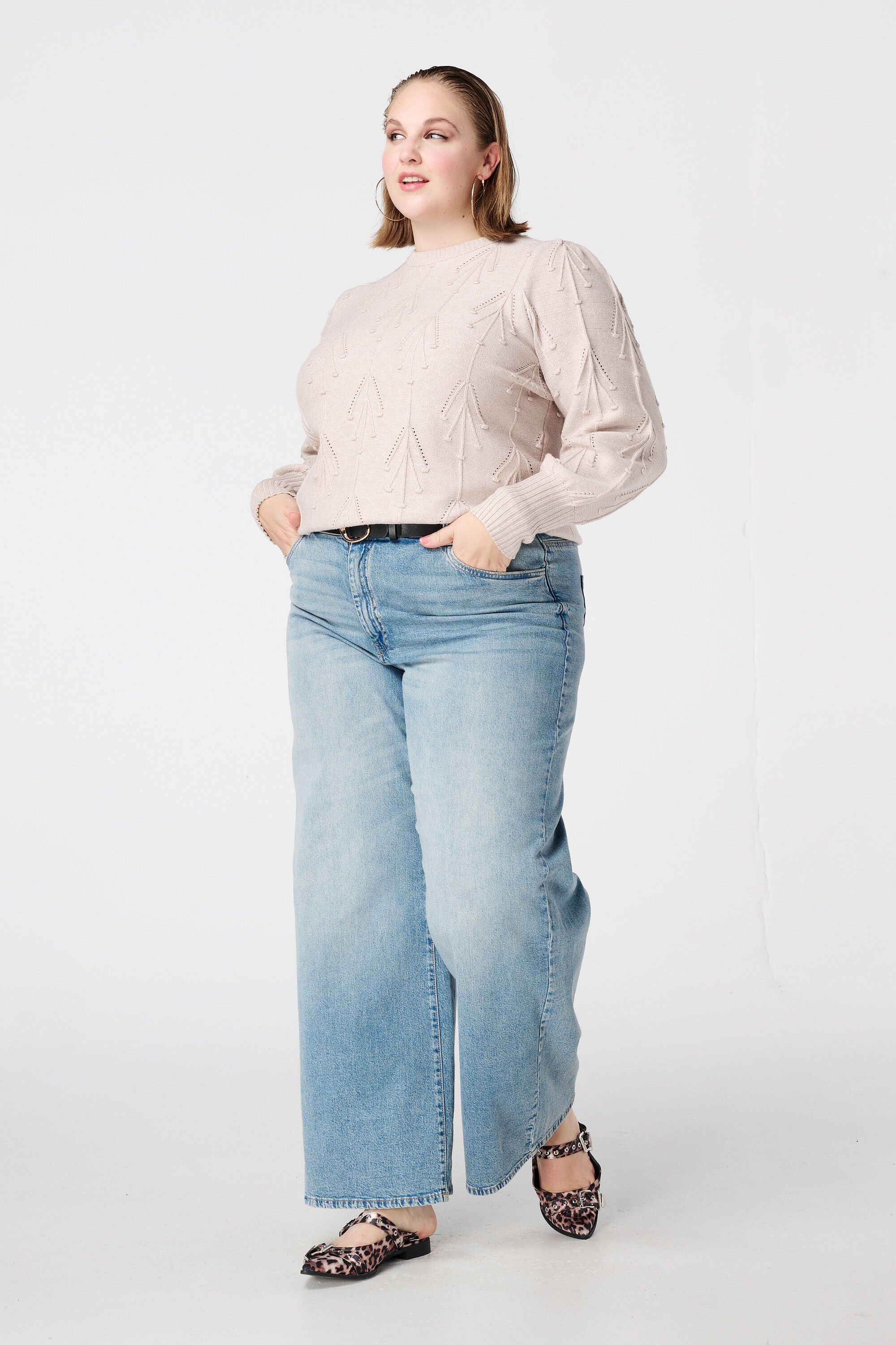 Gebreide trui met patroon image number 5