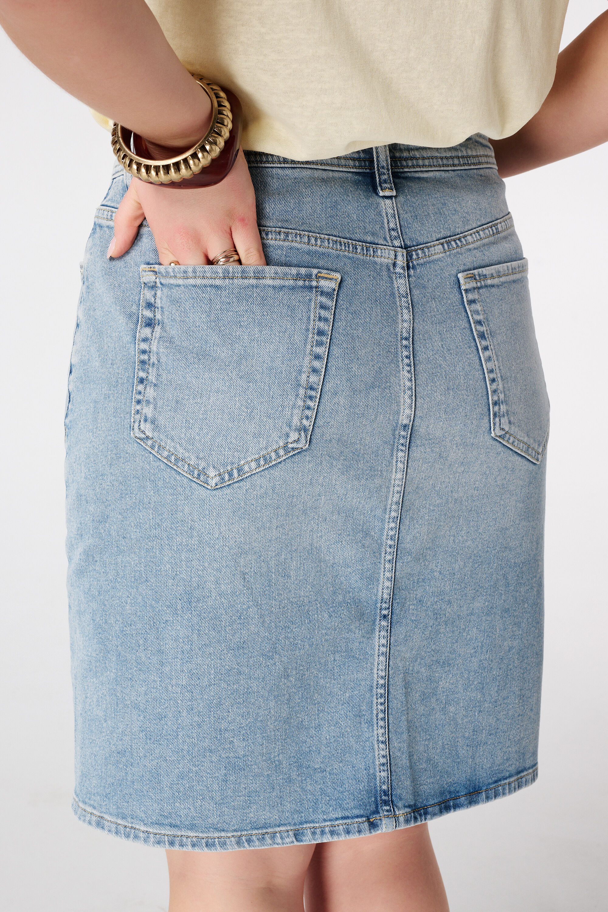 Denim rokje image number 4