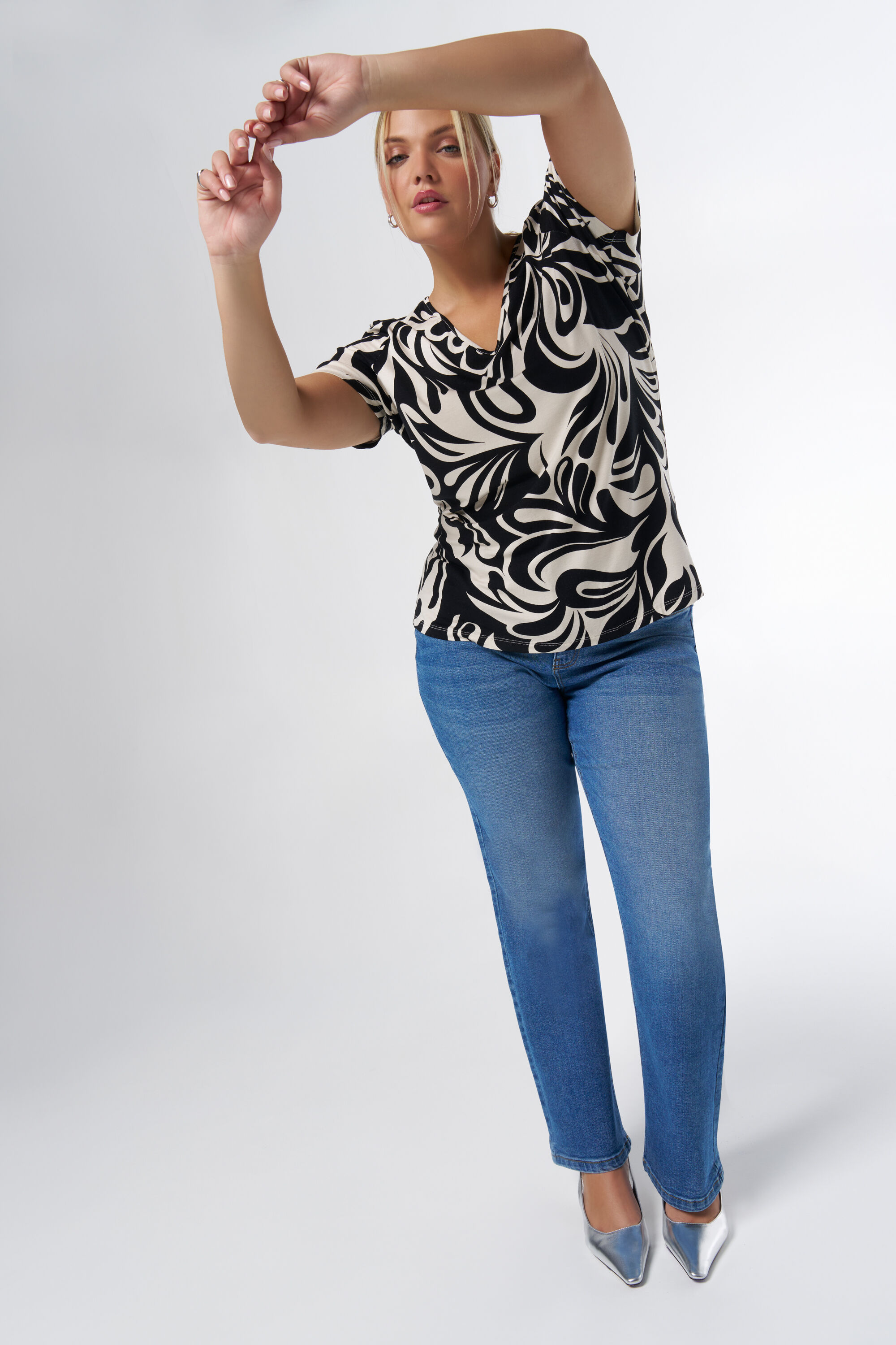 Top met print image number 6