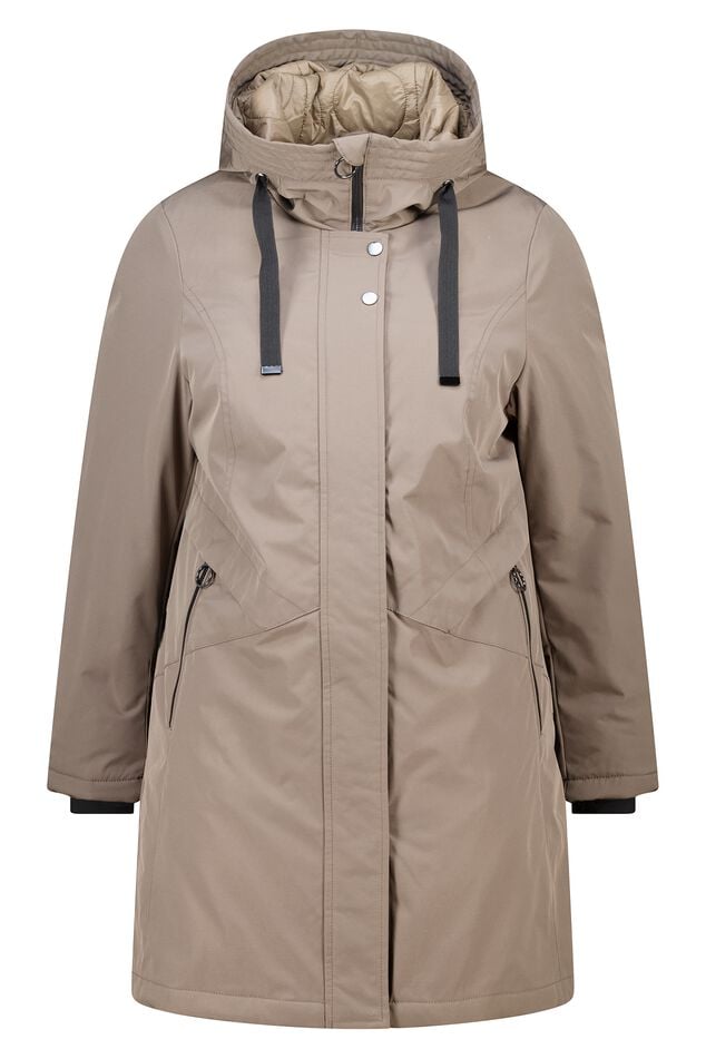 Water afstotende jas met capuchon image number 1