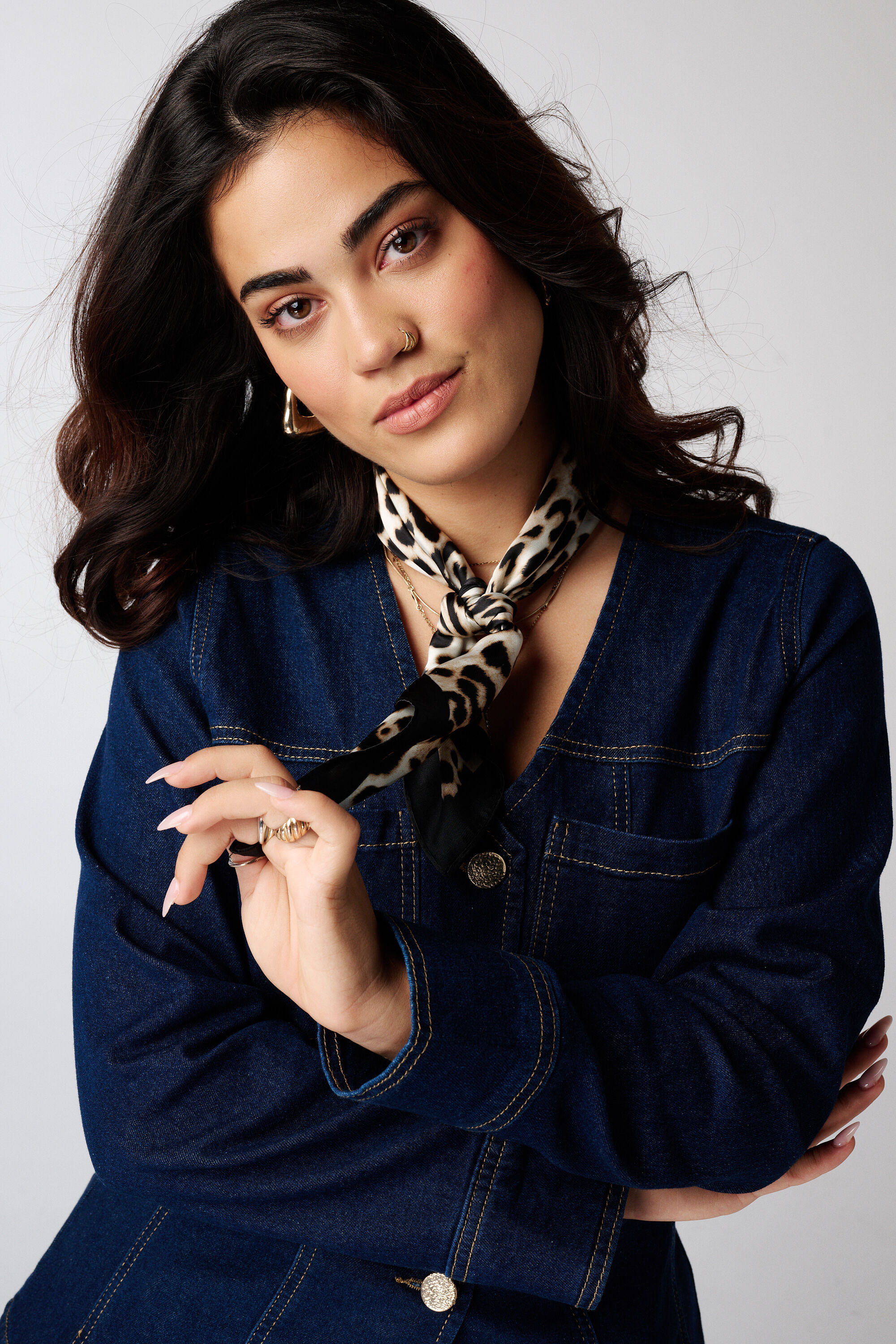 Bandana sjaaltje met animal print 