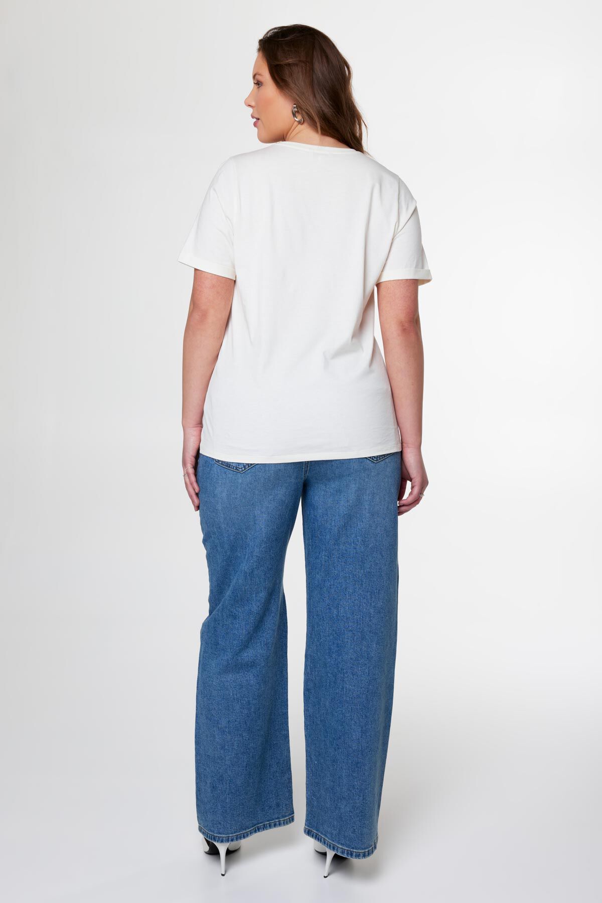 T-shirt met tekst "J'adore" image number 3