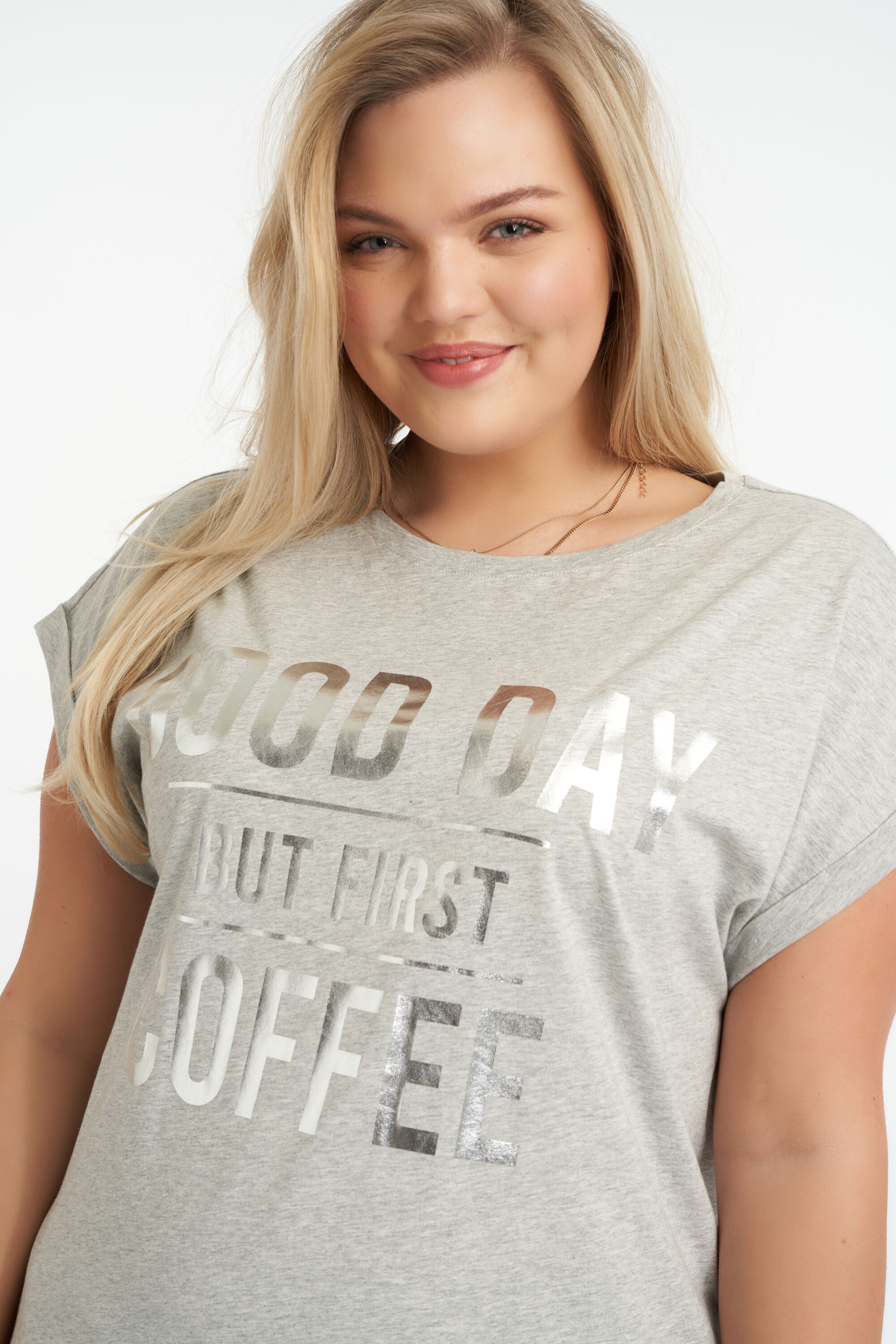 Oversized dames pyjama shirt image number 4