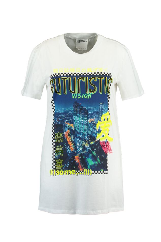 T-shirt jurk image number 2