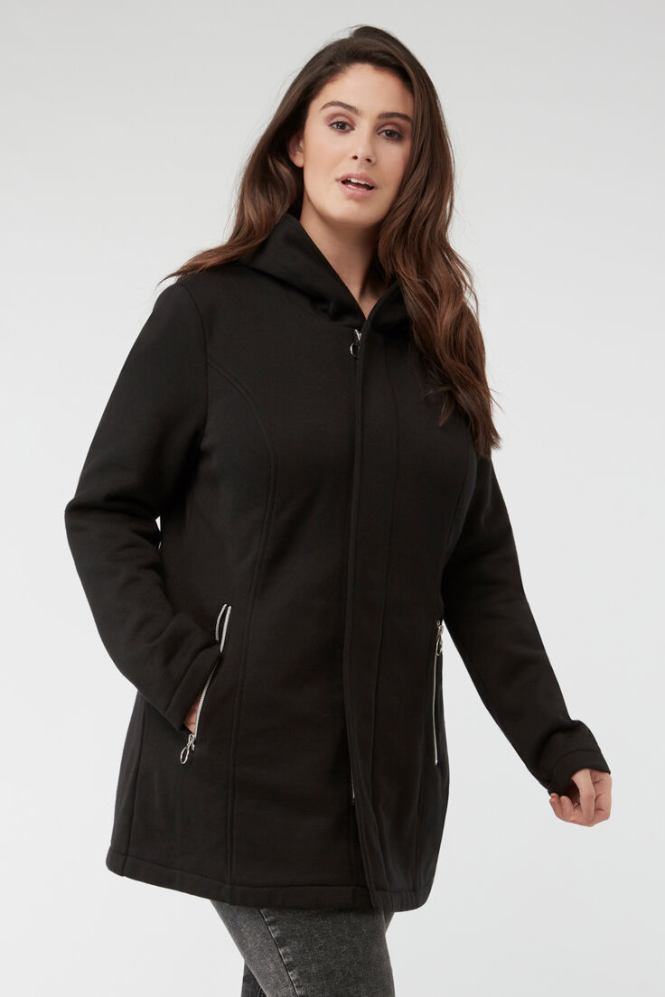 Jersey jas met capuchon image number 5