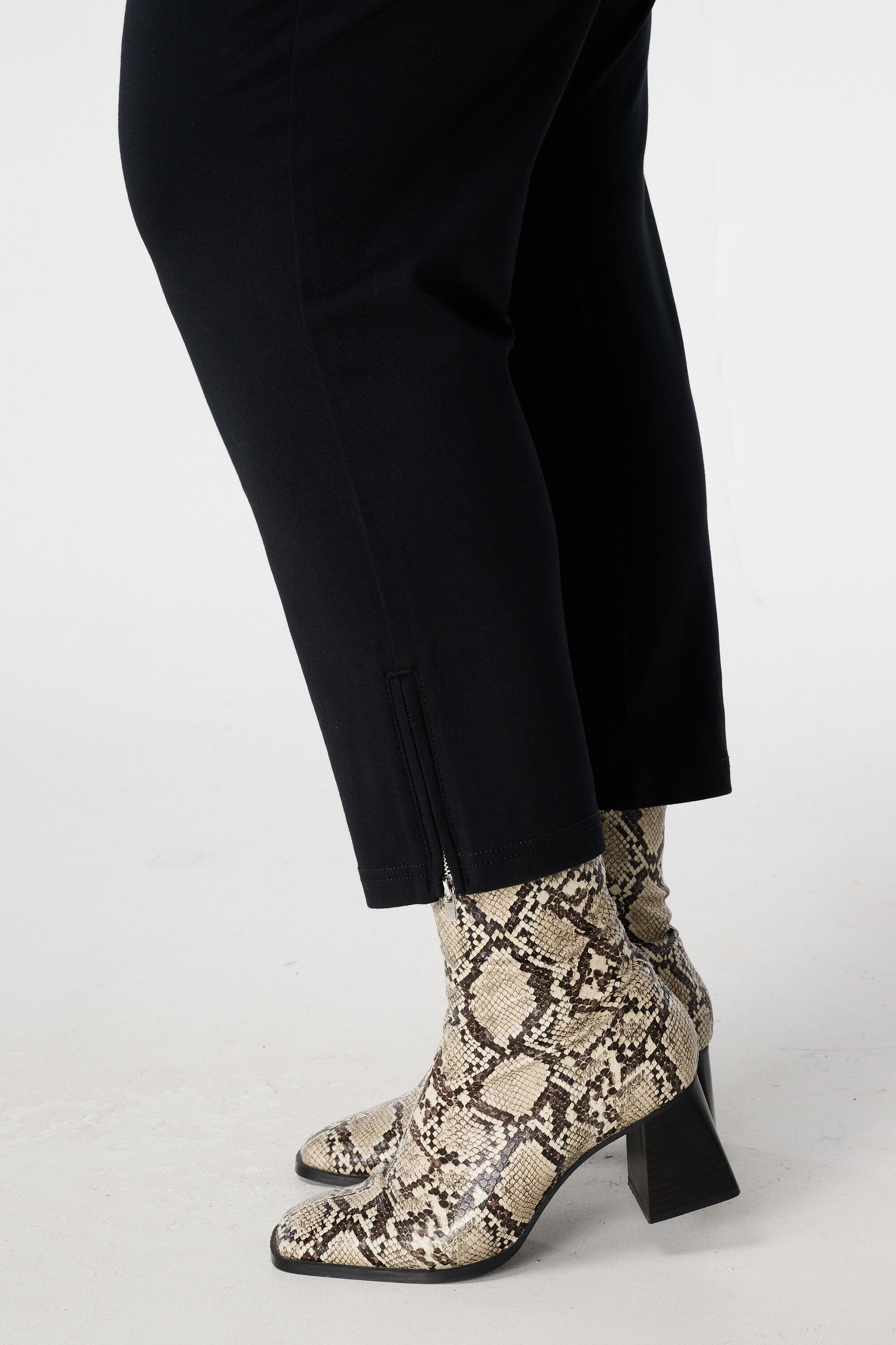 Broek met elastische tailleband image number 4