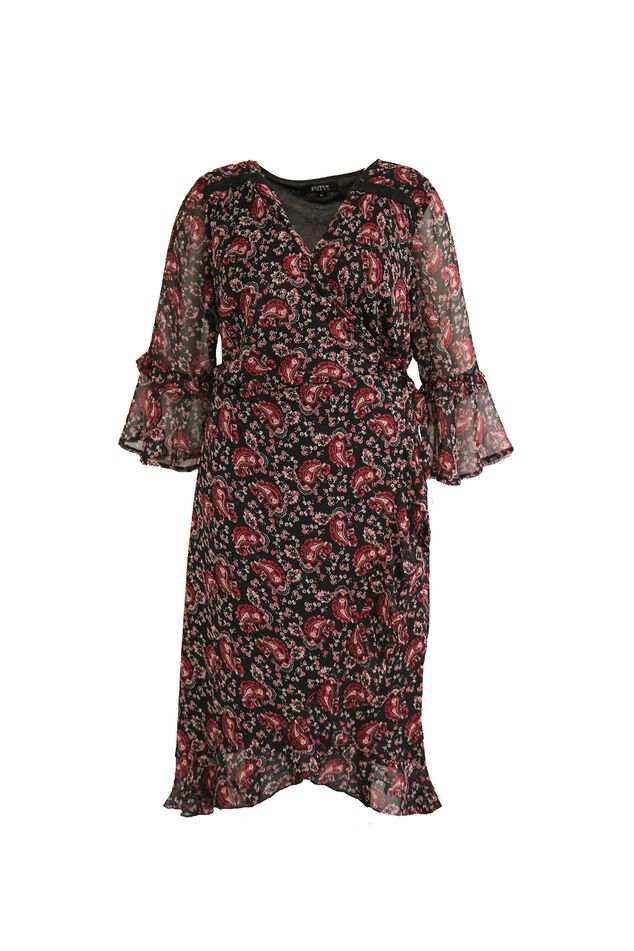 Wikkeljurk met paisleyprint image number 2