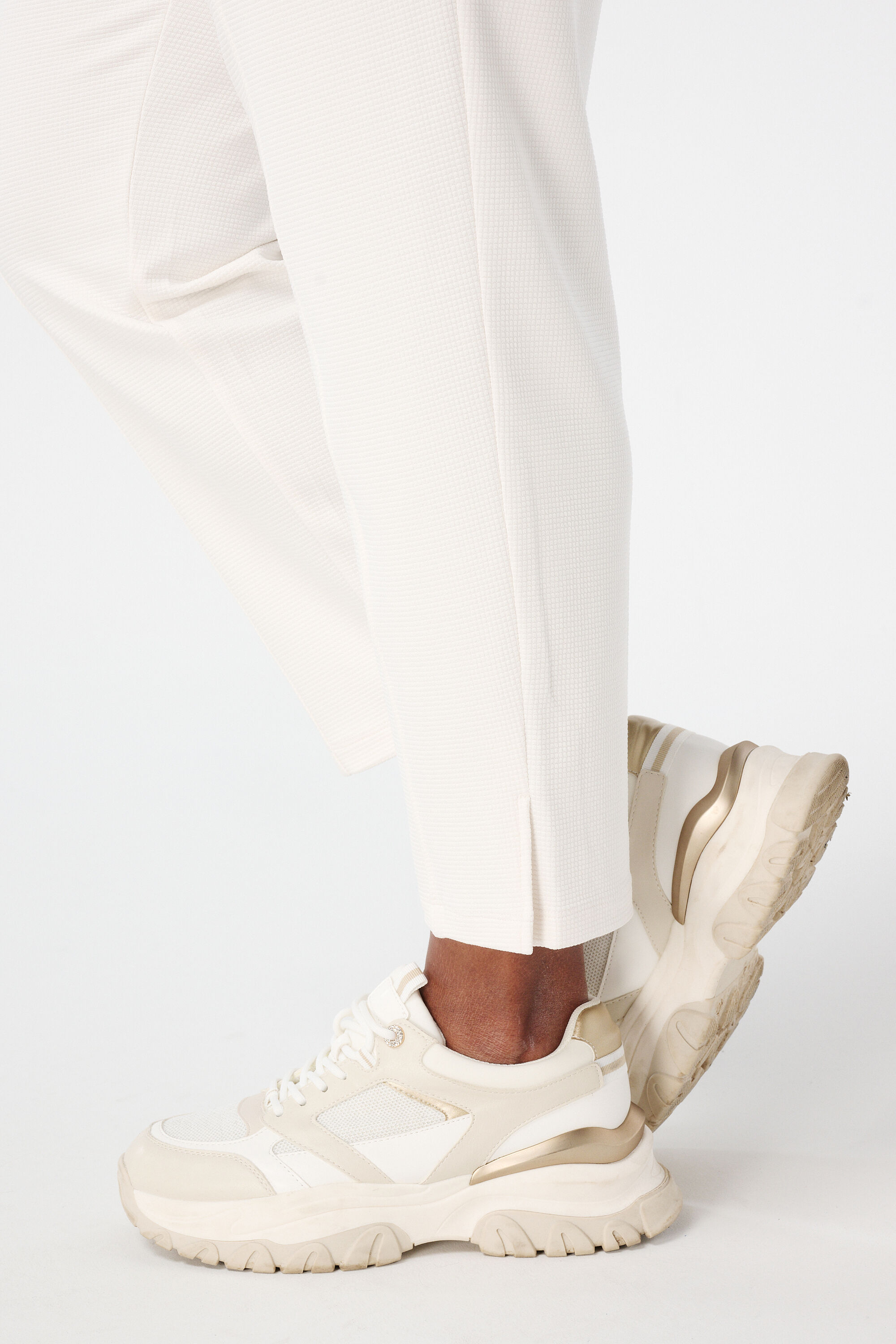 Broek met elastische taille image number 4