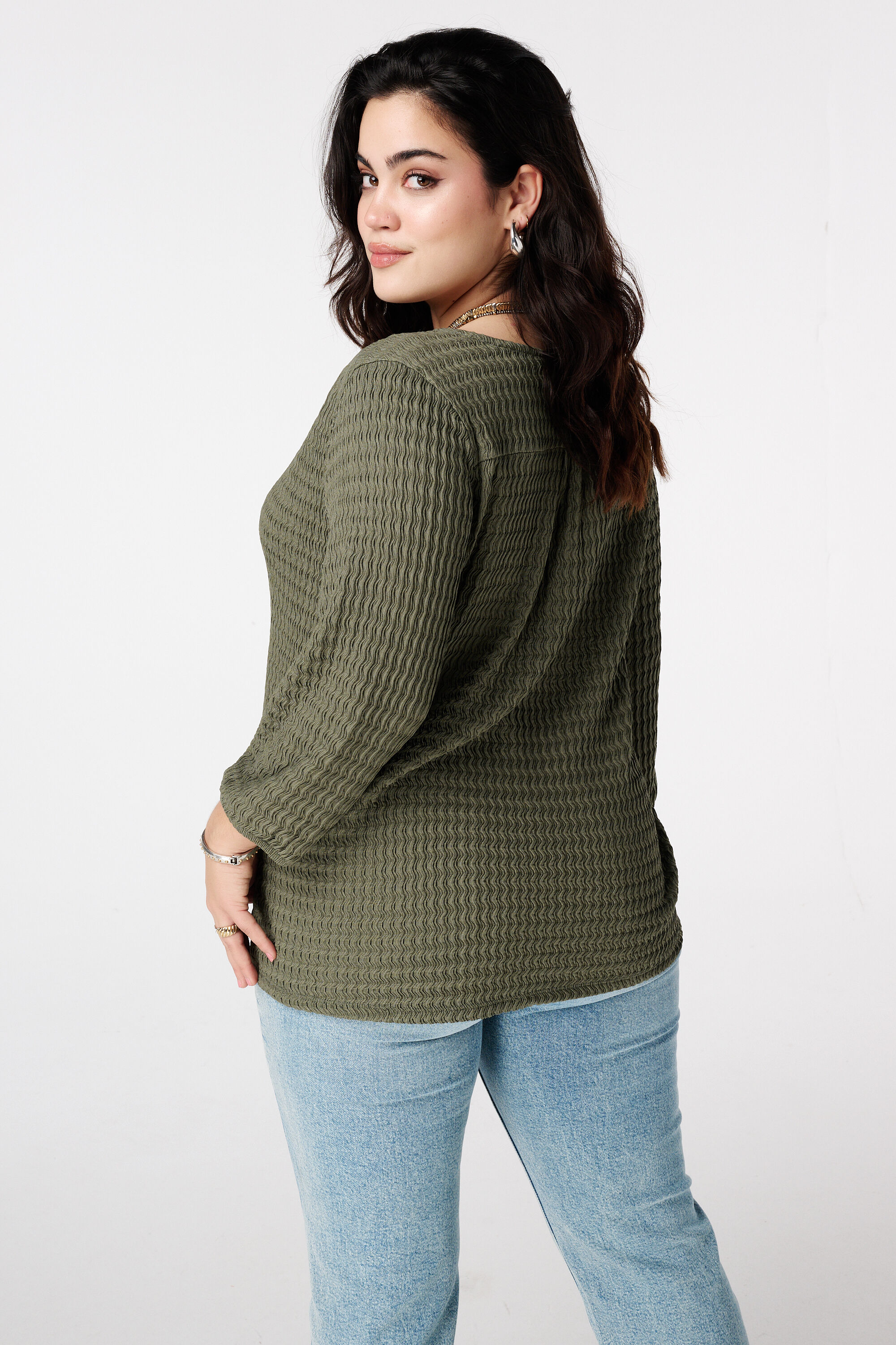 Jersey top in structuur image number 3