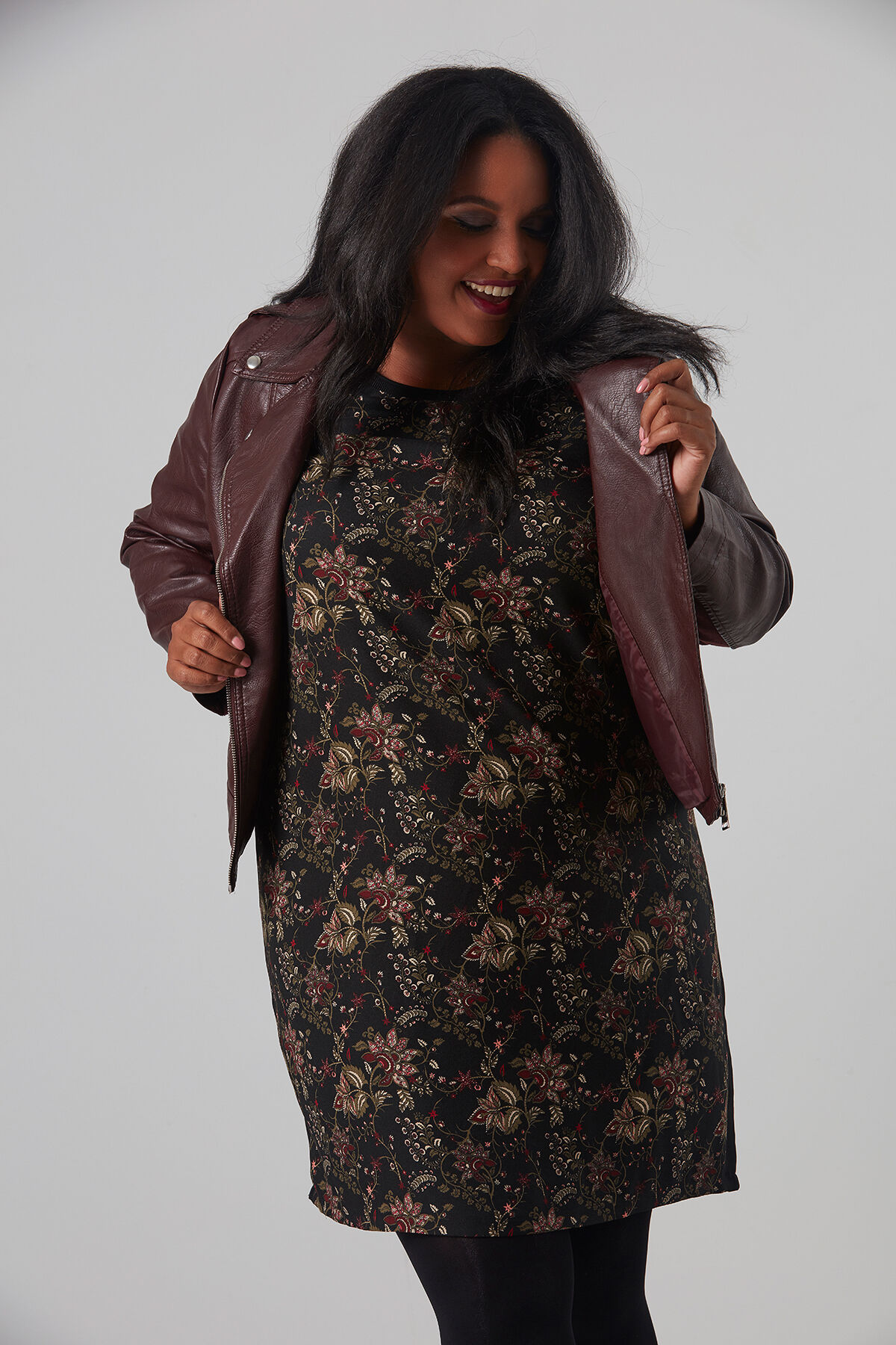 Jurk met all-over print image number 4