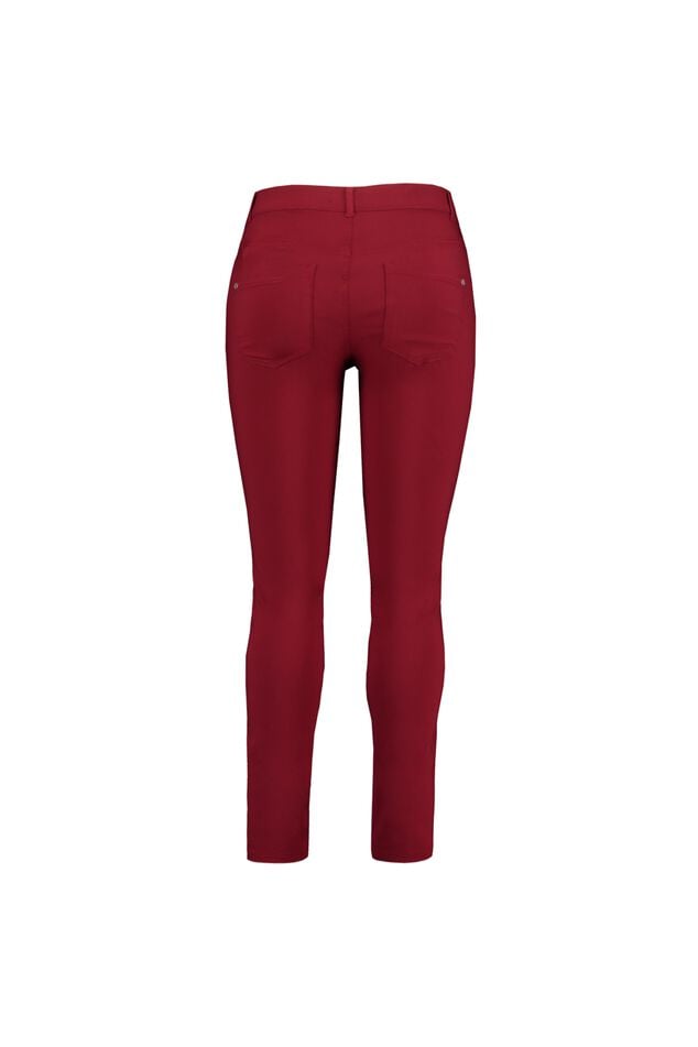 Slim leg bengaline broek image number 2