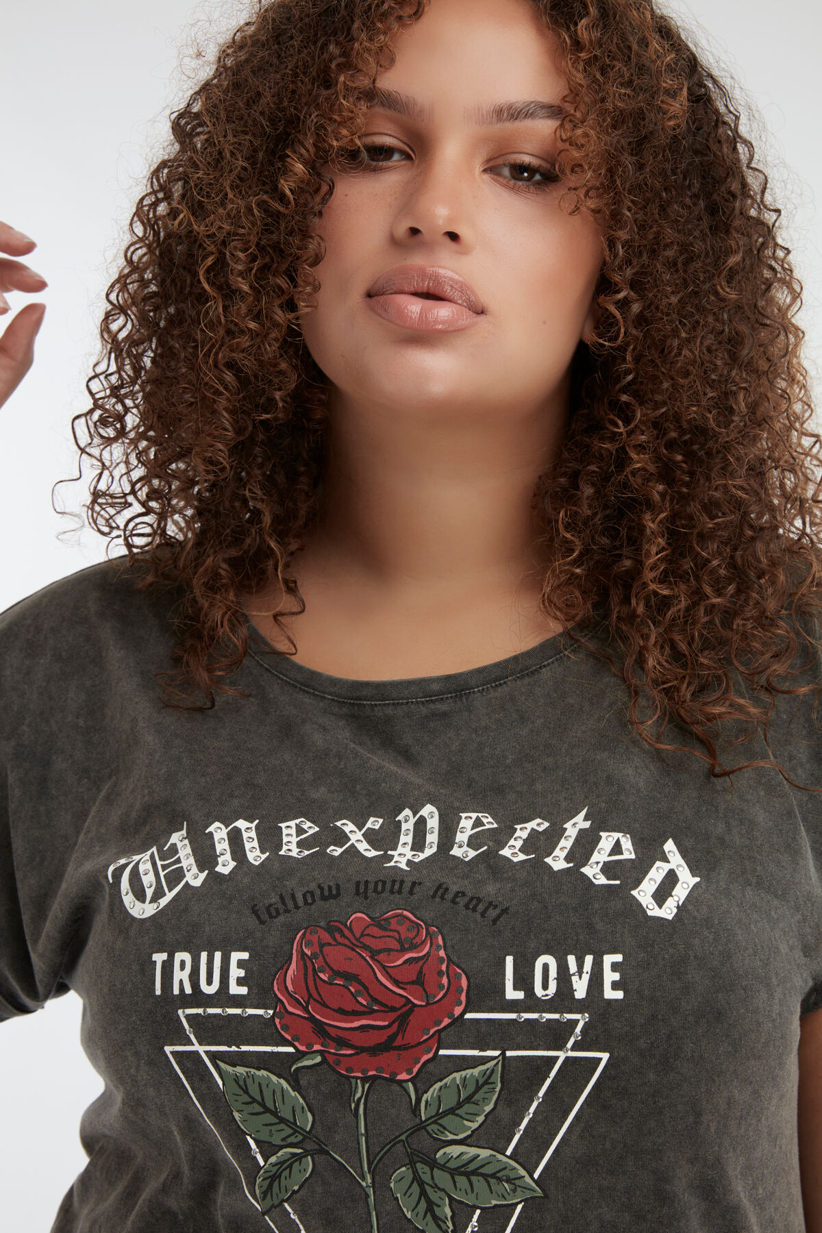 Lang T-shirt met opdruk image number 4