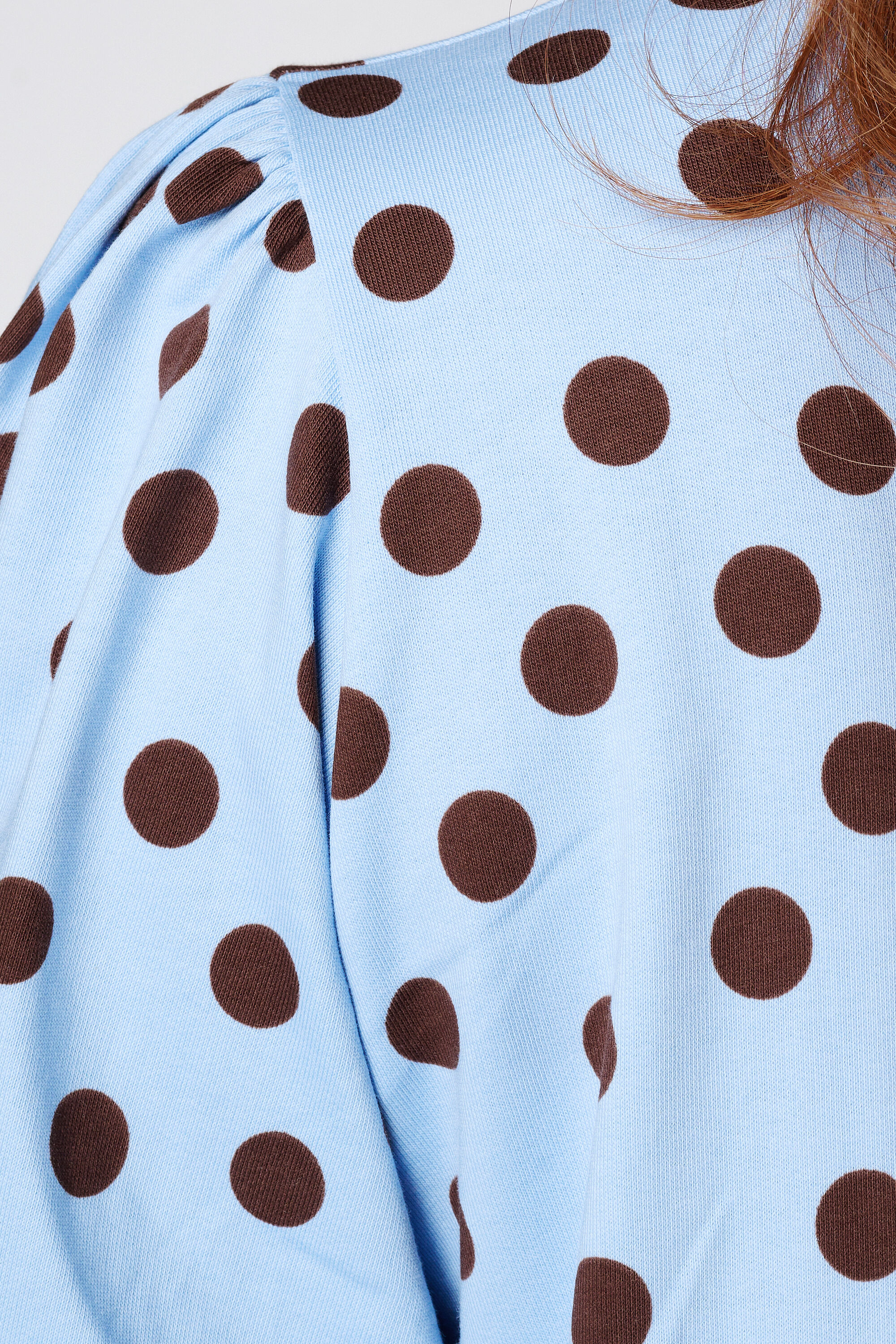 Sweat top met polka dot image number 6