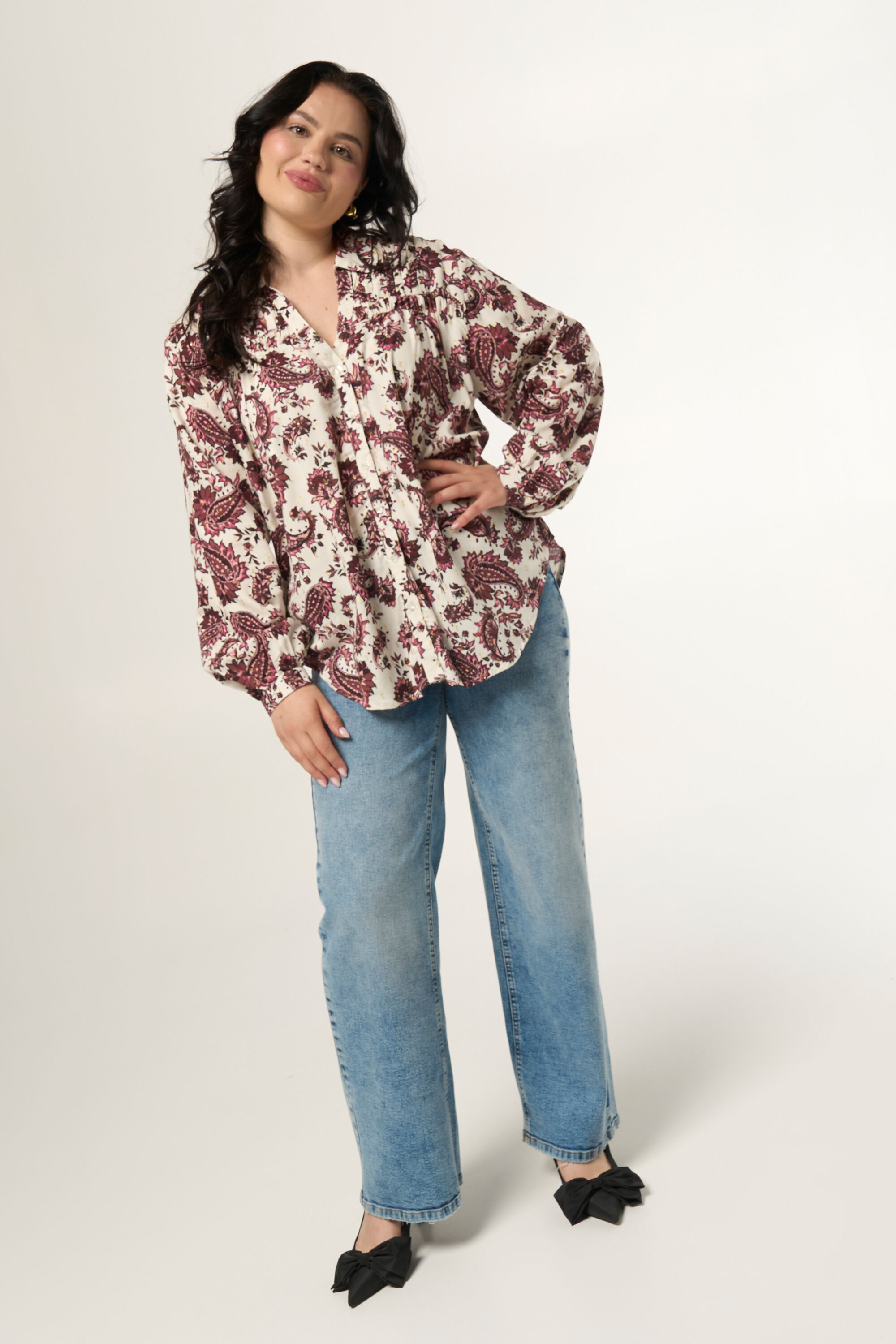 Blouse met print image number 5
