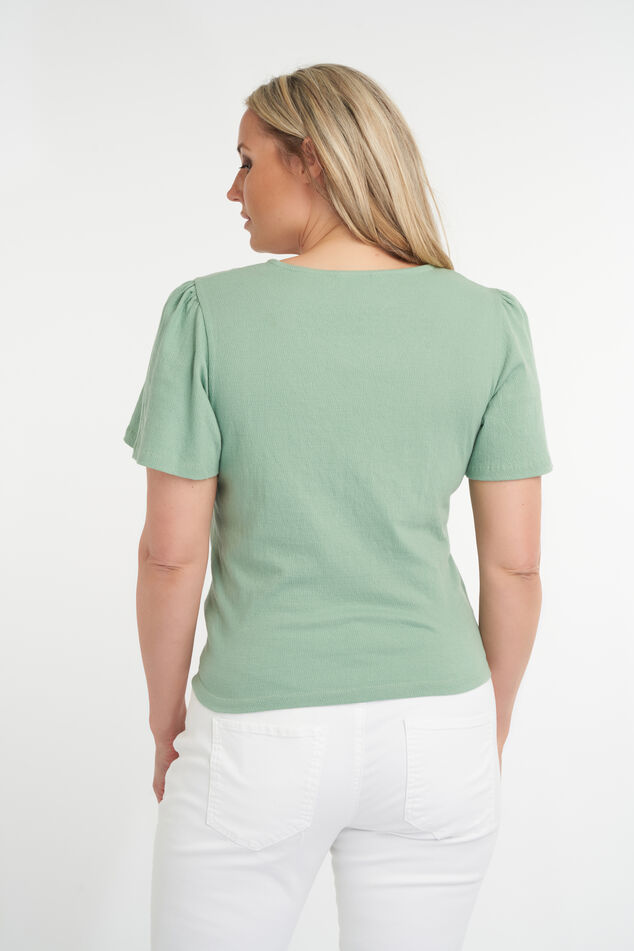 Blouse met geknoopt detail image number 3
