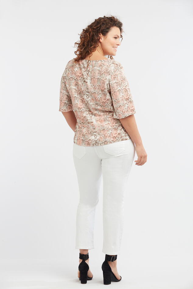 Blouse met all-over print image number 5