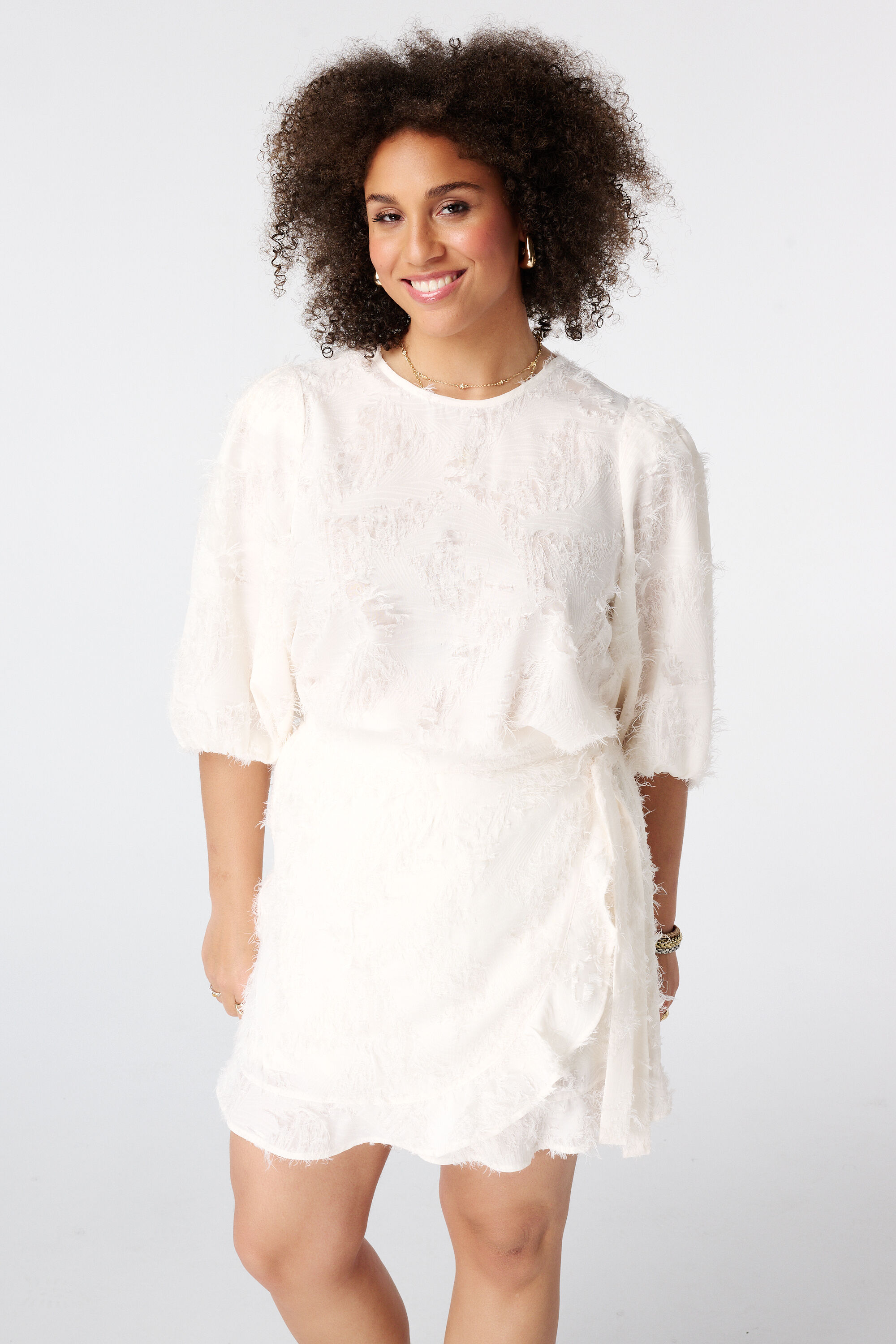 Blouse met structuur image number 0