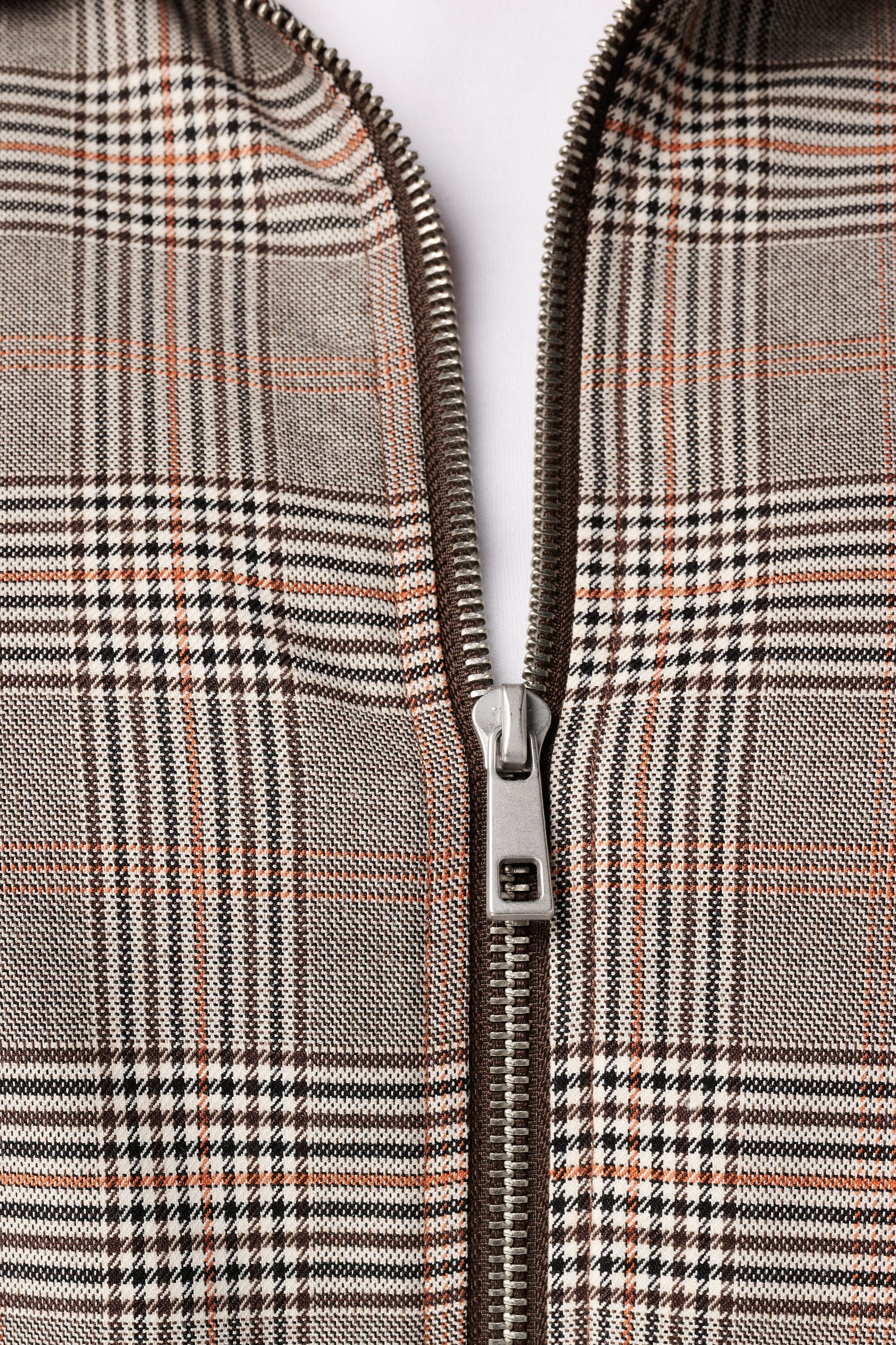 Geruit bomber jasje image number 6