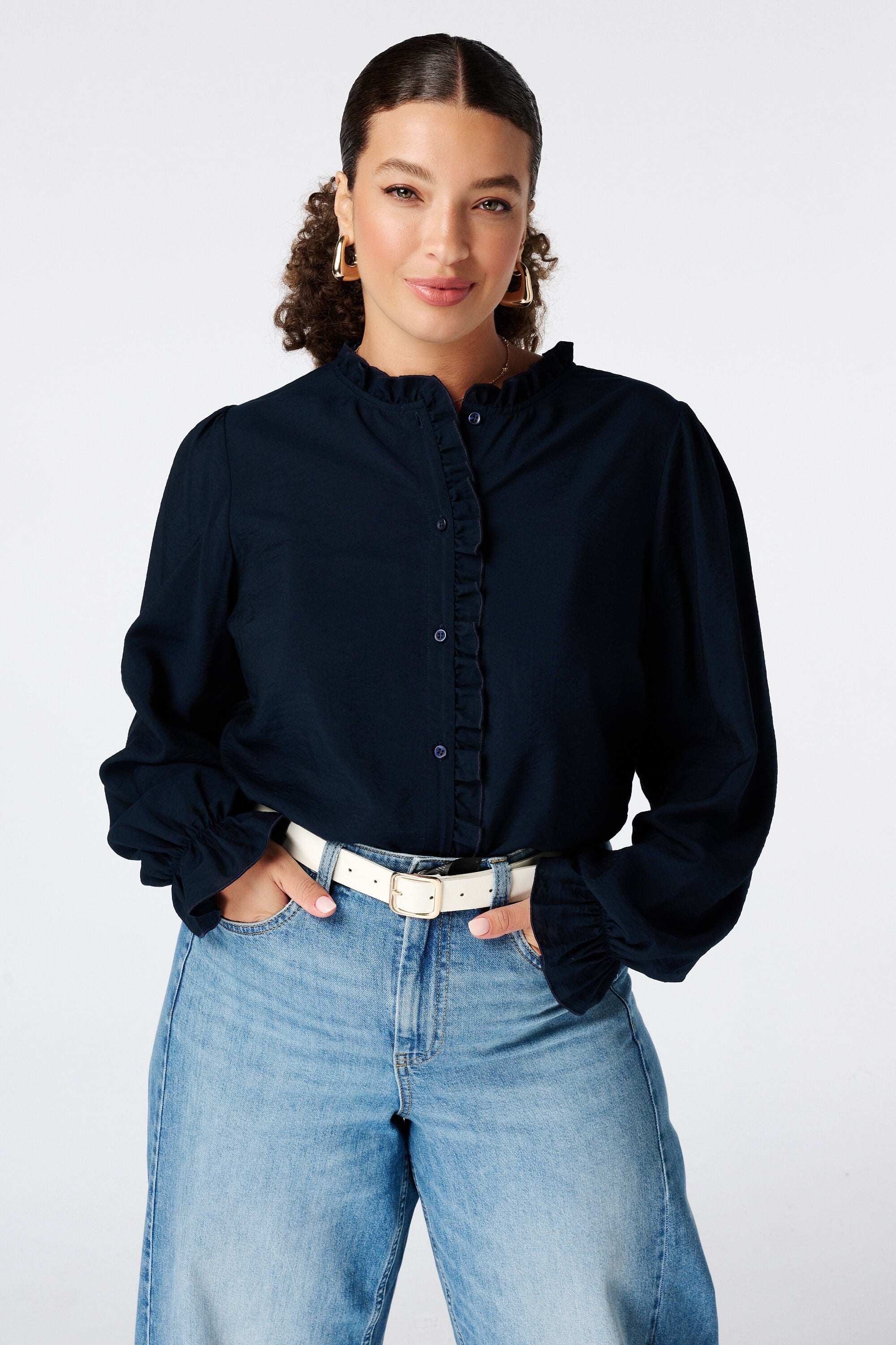 Blouse met volants