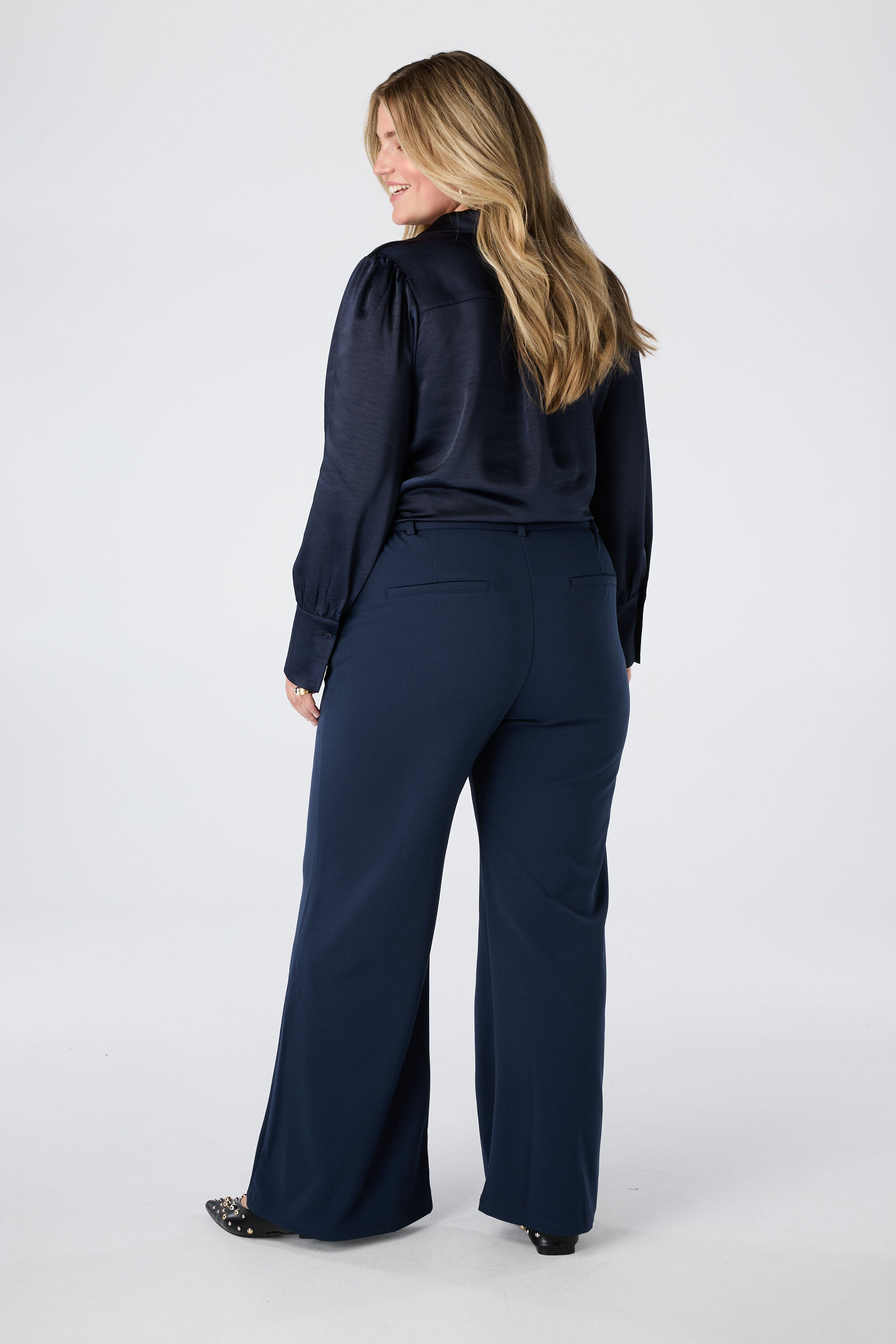 Rechte pantalon met ceintuur image number 3