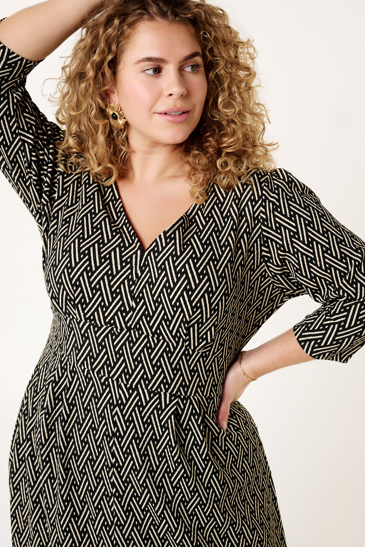 Maxi jurk print clearance