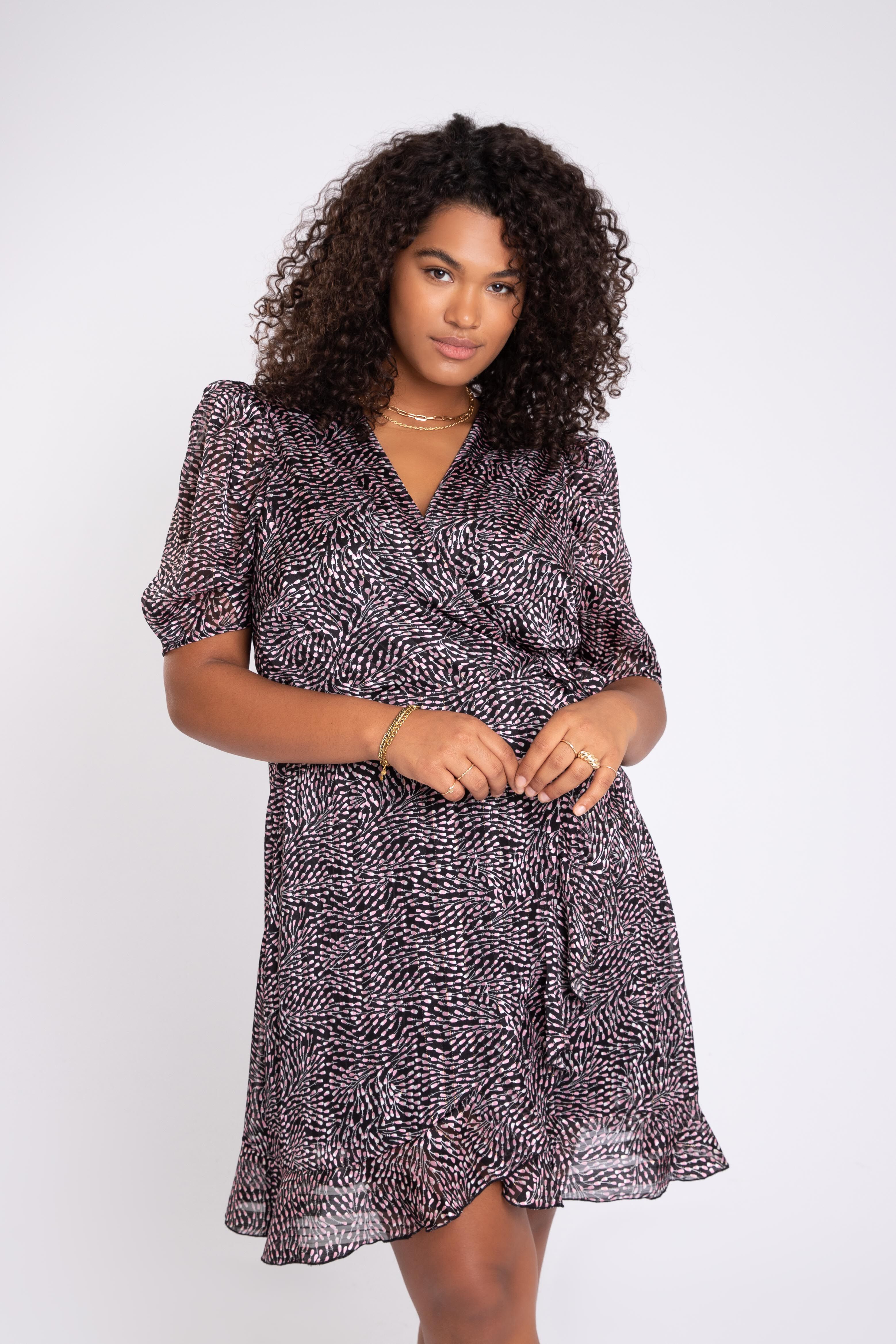 Dames Wikkeljurkje met print MS Mode