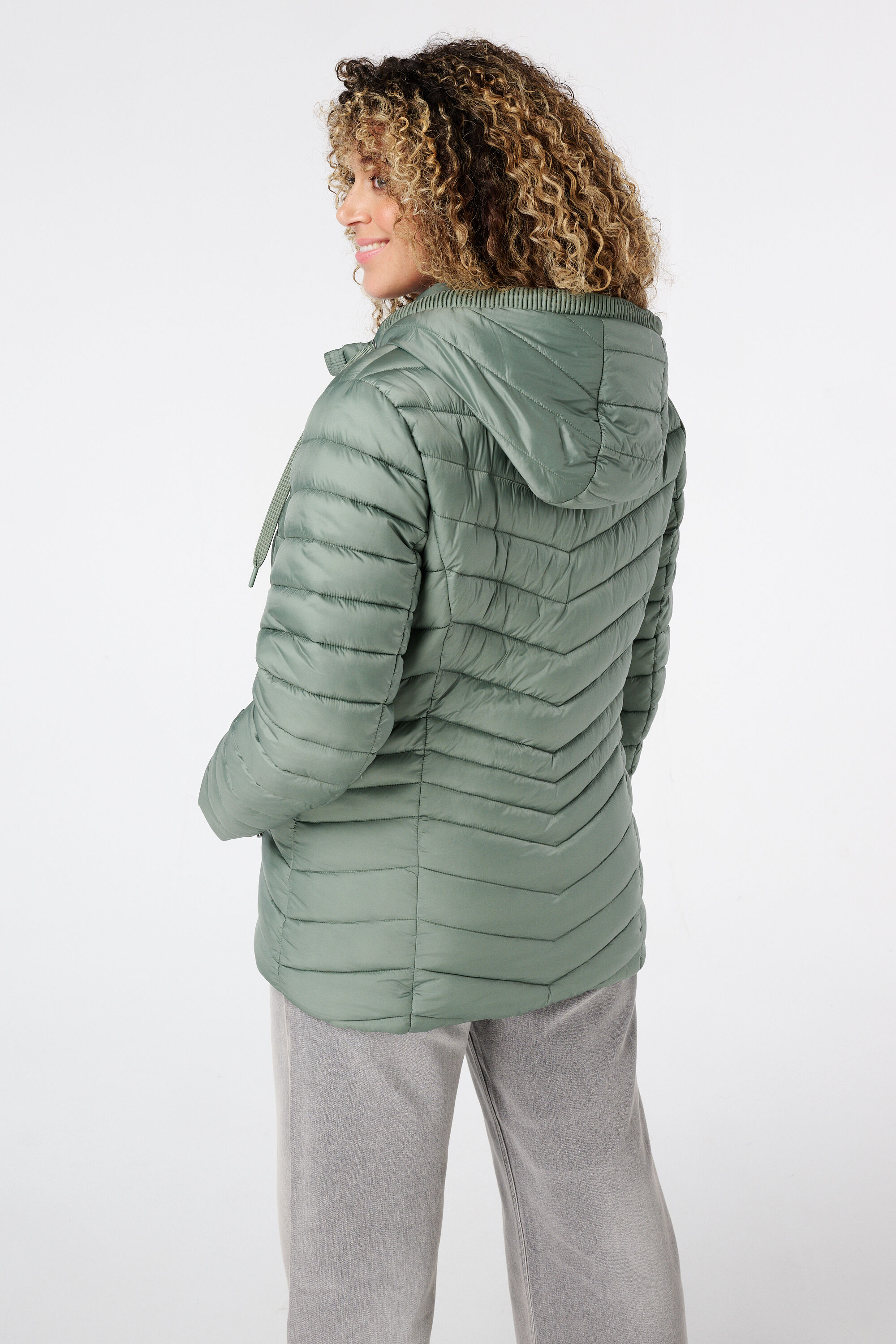 Licht gewatteerde jas image number 3