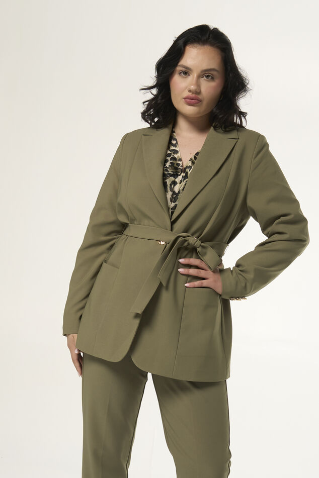 Blazer met ceintuur image number 5