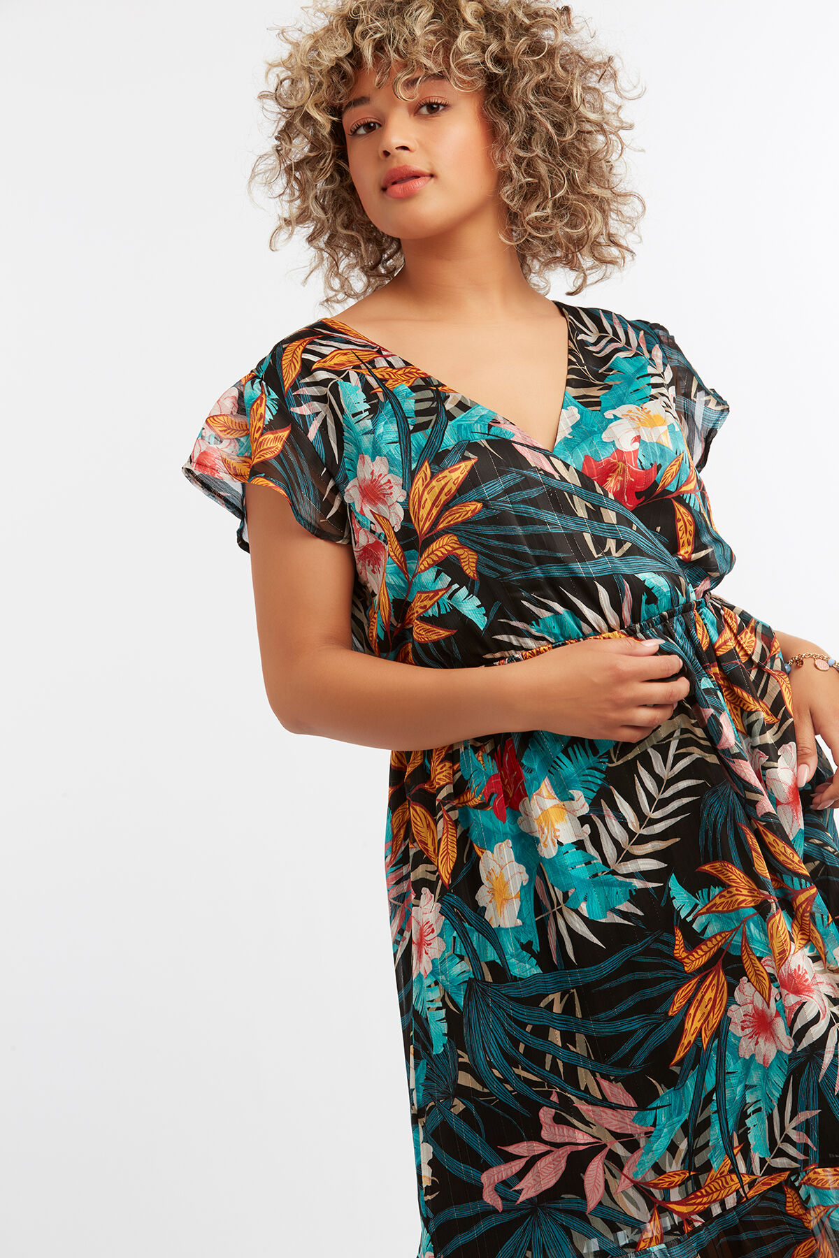 Jurk met overslag   image number 4