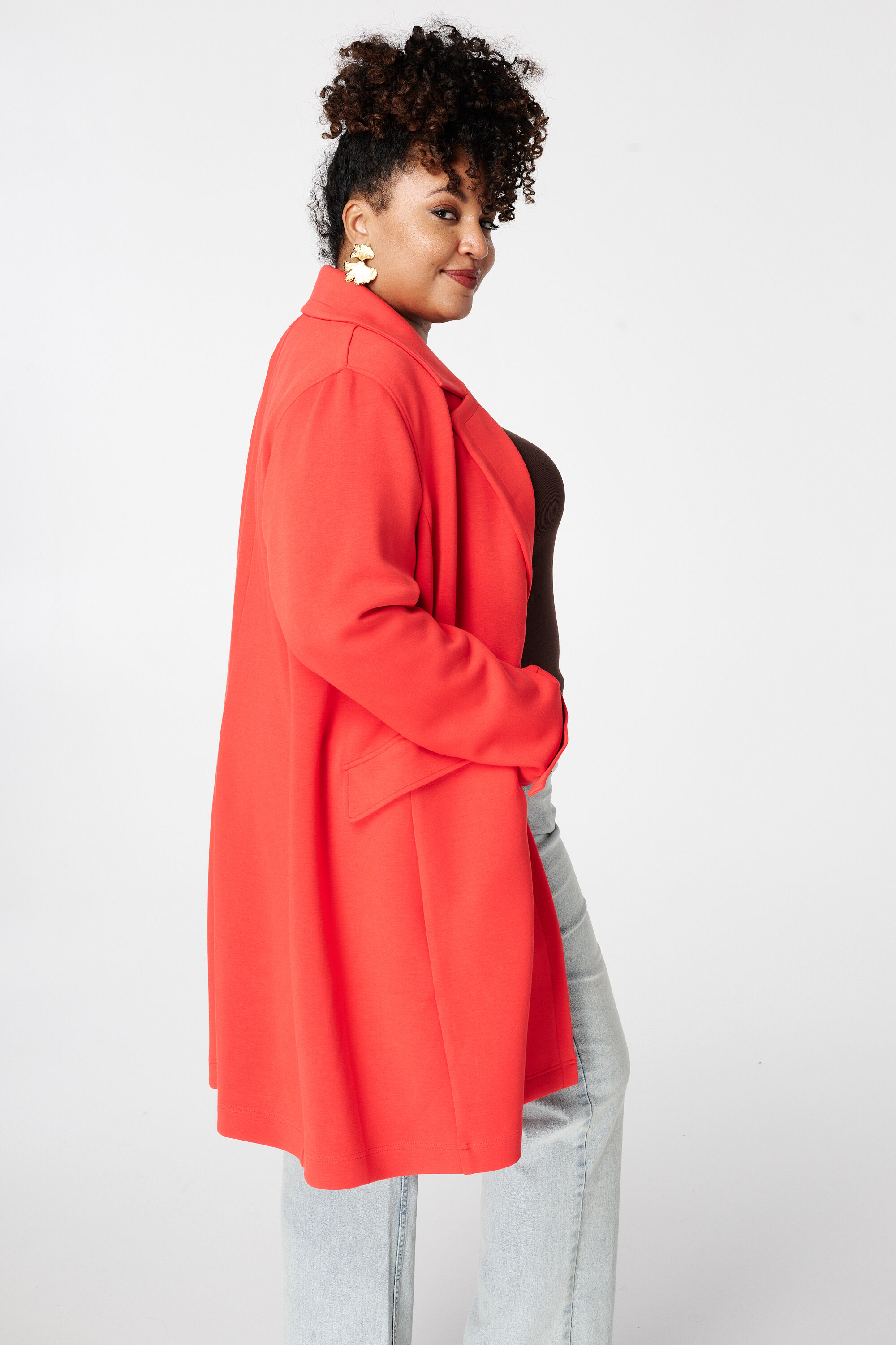 Mantel met knoopsluiting image number 3