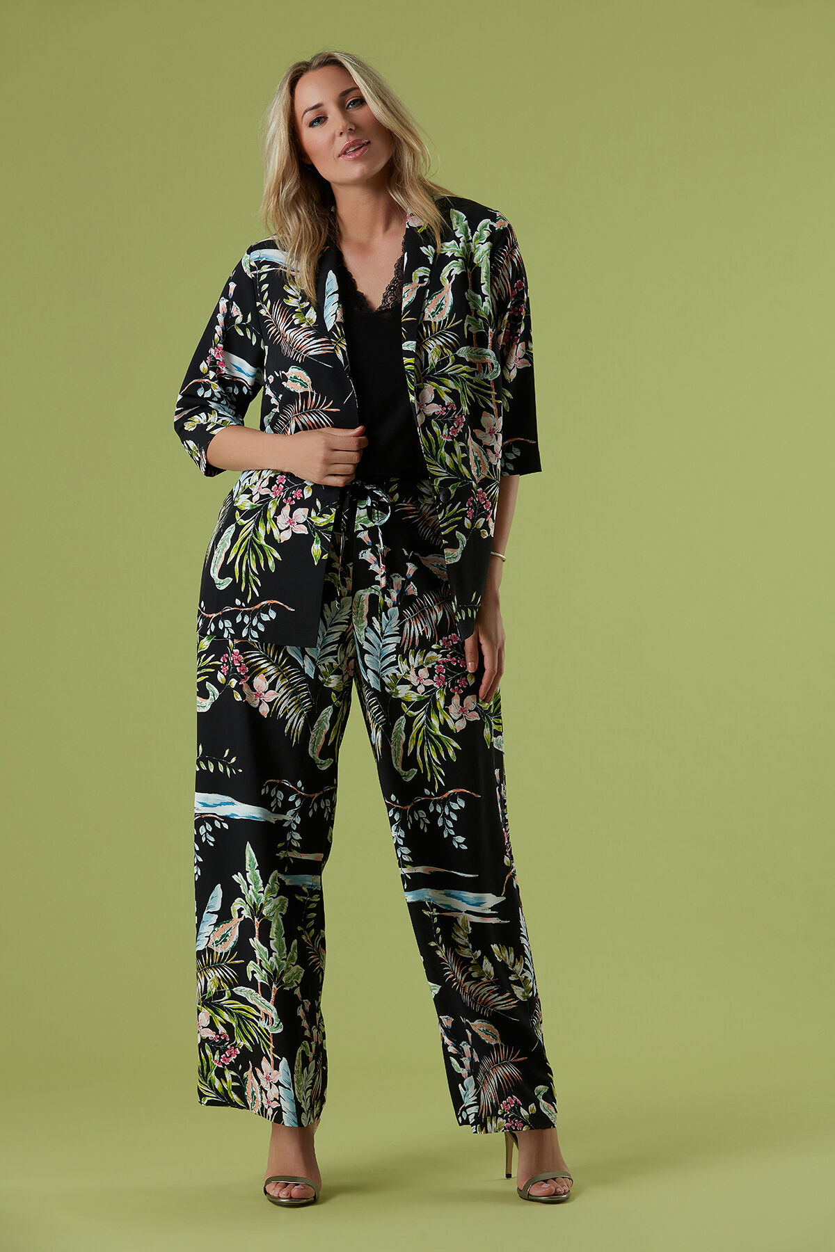 Blazer met bloemenprint image number 5