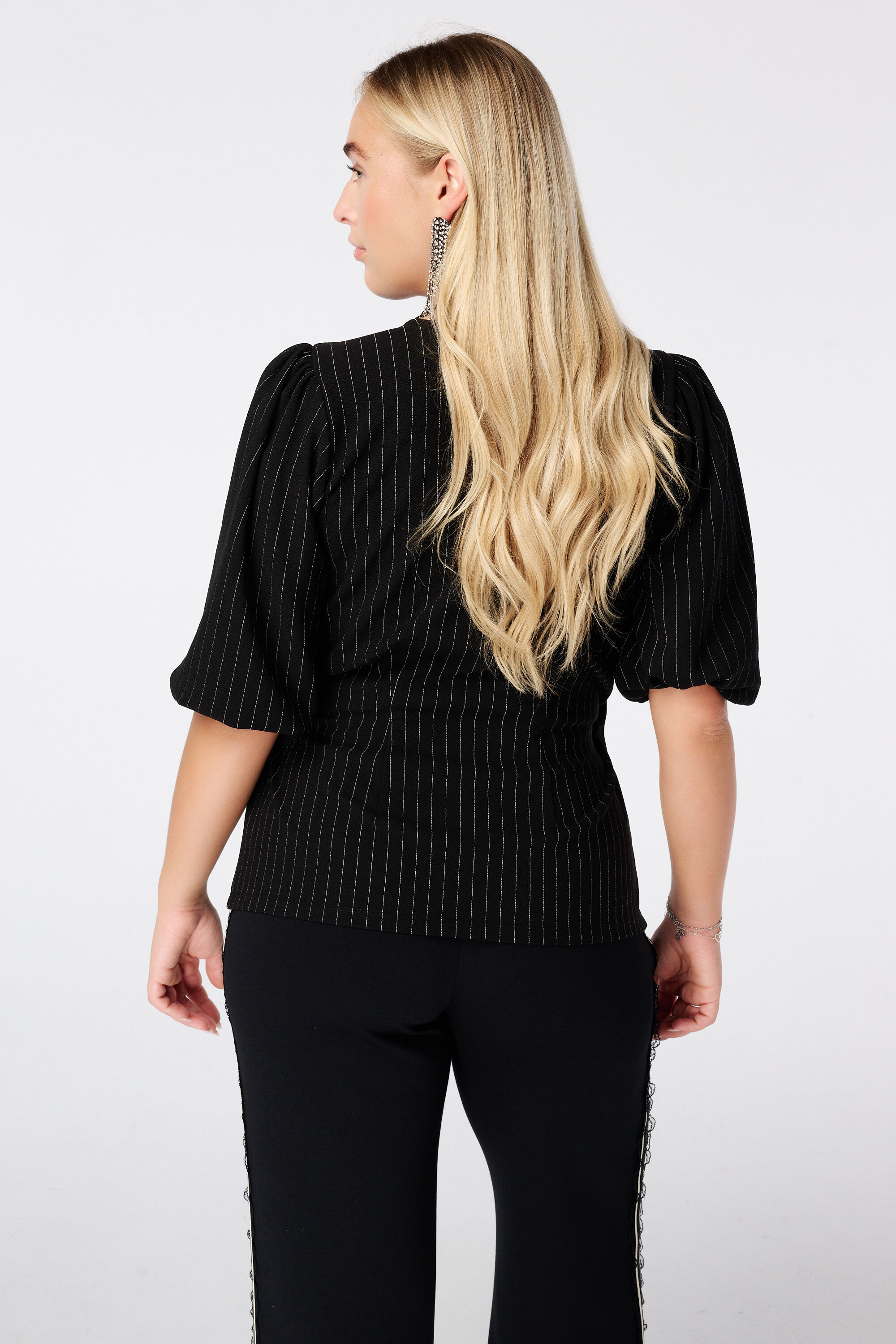 Overslag top met krijtstreep image number 1