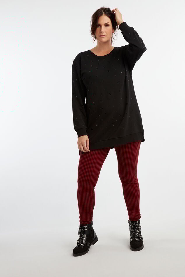 Geruite legging image number 0