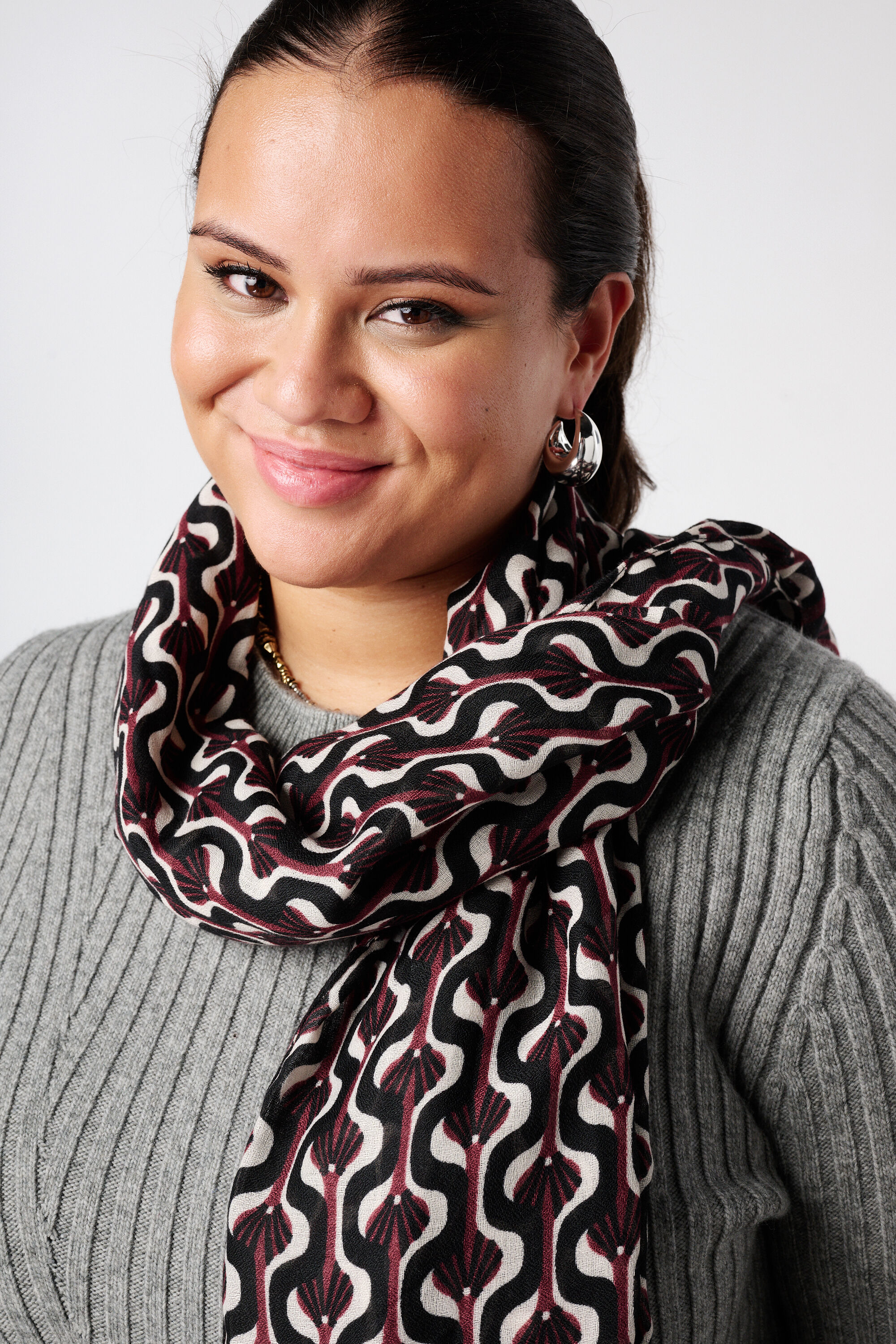 Sjaal met print image number 2