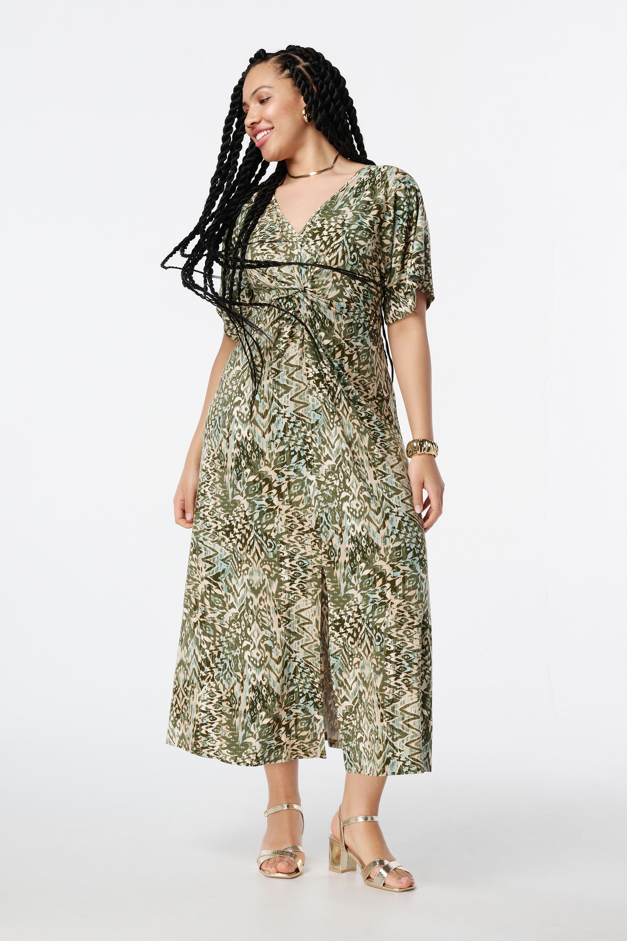 Jurk met twistdetail image number 5